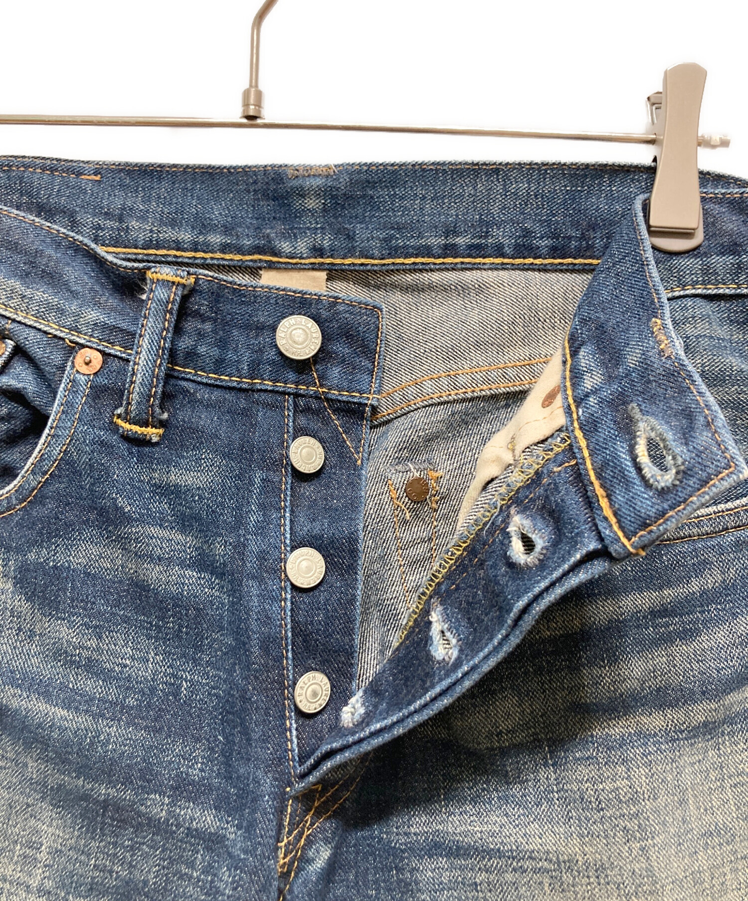 中古・古着通販】RRL (ダブルアールエル) 加工デニムパンツ サイズ 