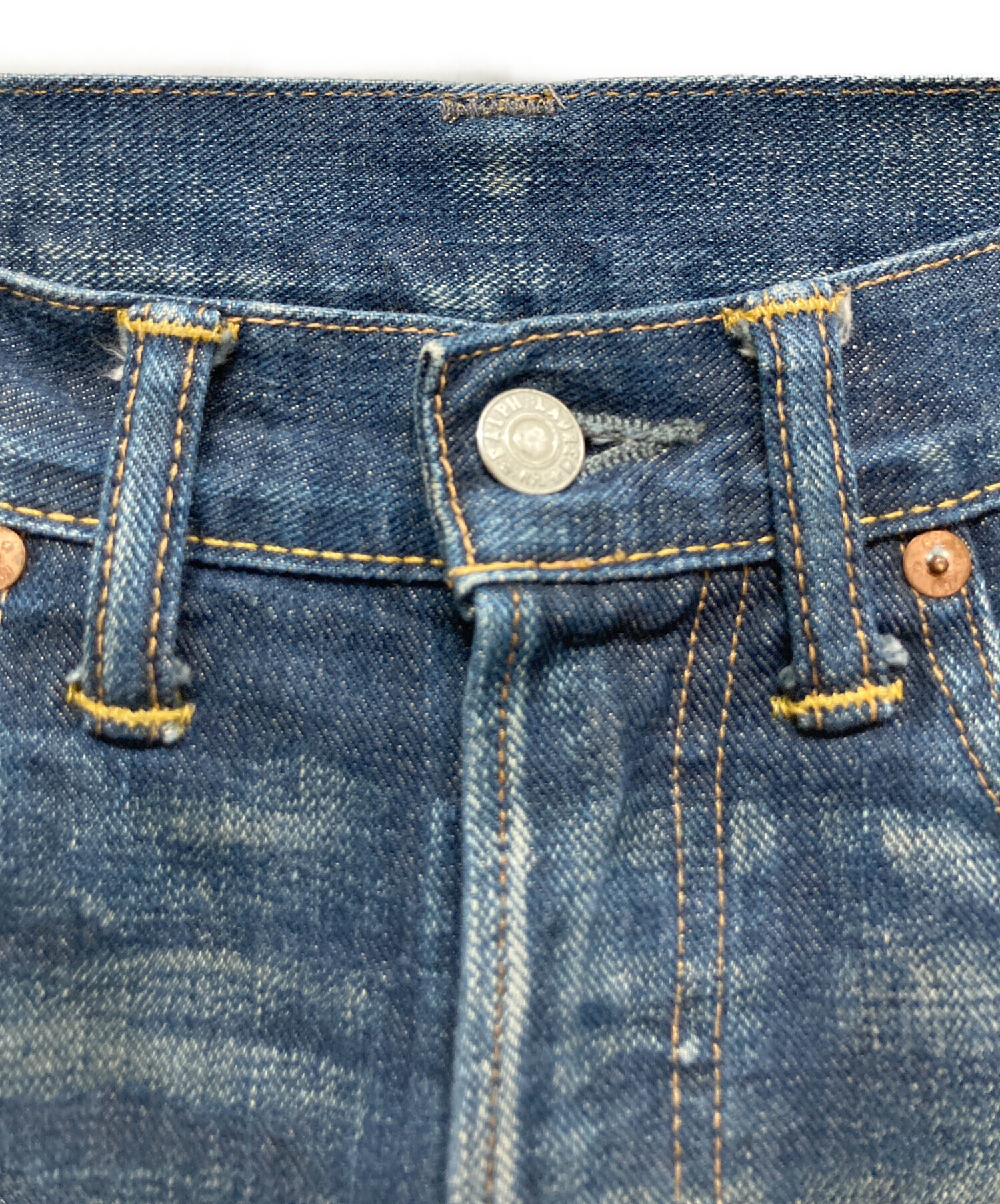 中古・古着通販】RRL (ダブルアールエル) 加工デニムパンツ サイズ 