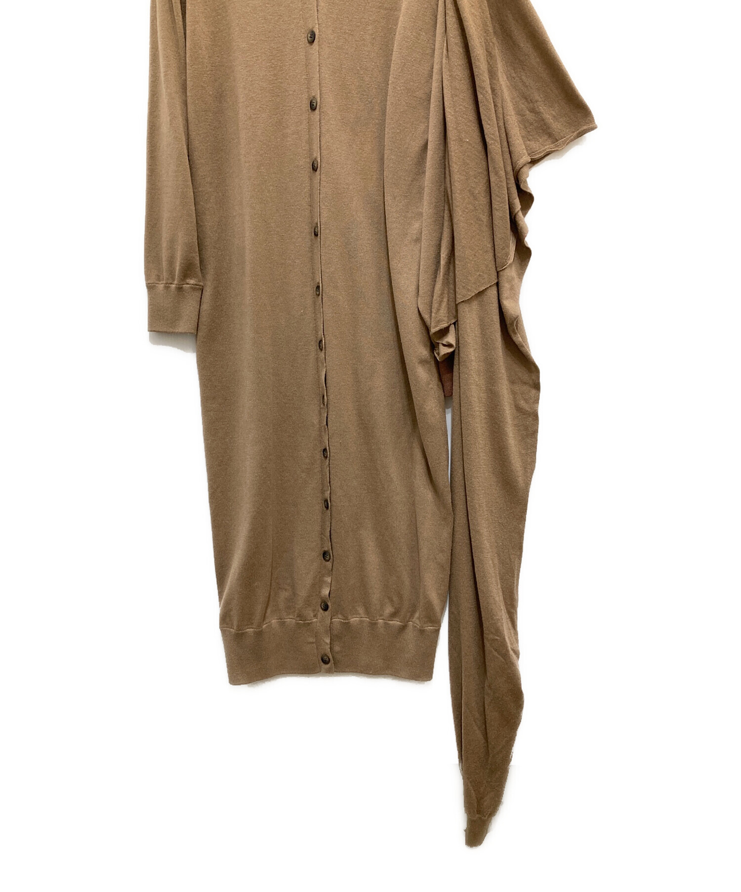 中古・古着通販】RIM.ARK (リムアーク) Cross arrange long knit OP