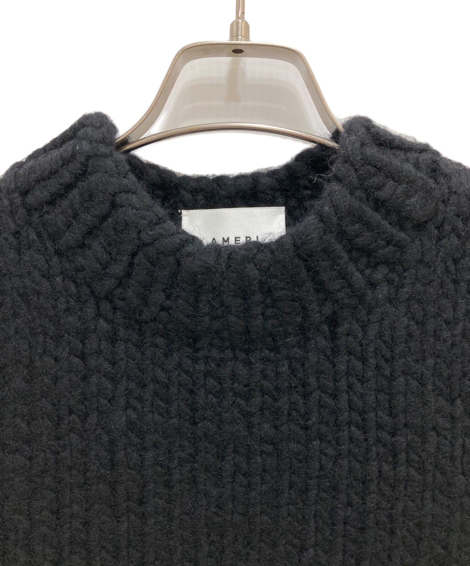 中古・古着通販】AMERI (アメリ) 2WAY HAND KNIT VEST/2WAY