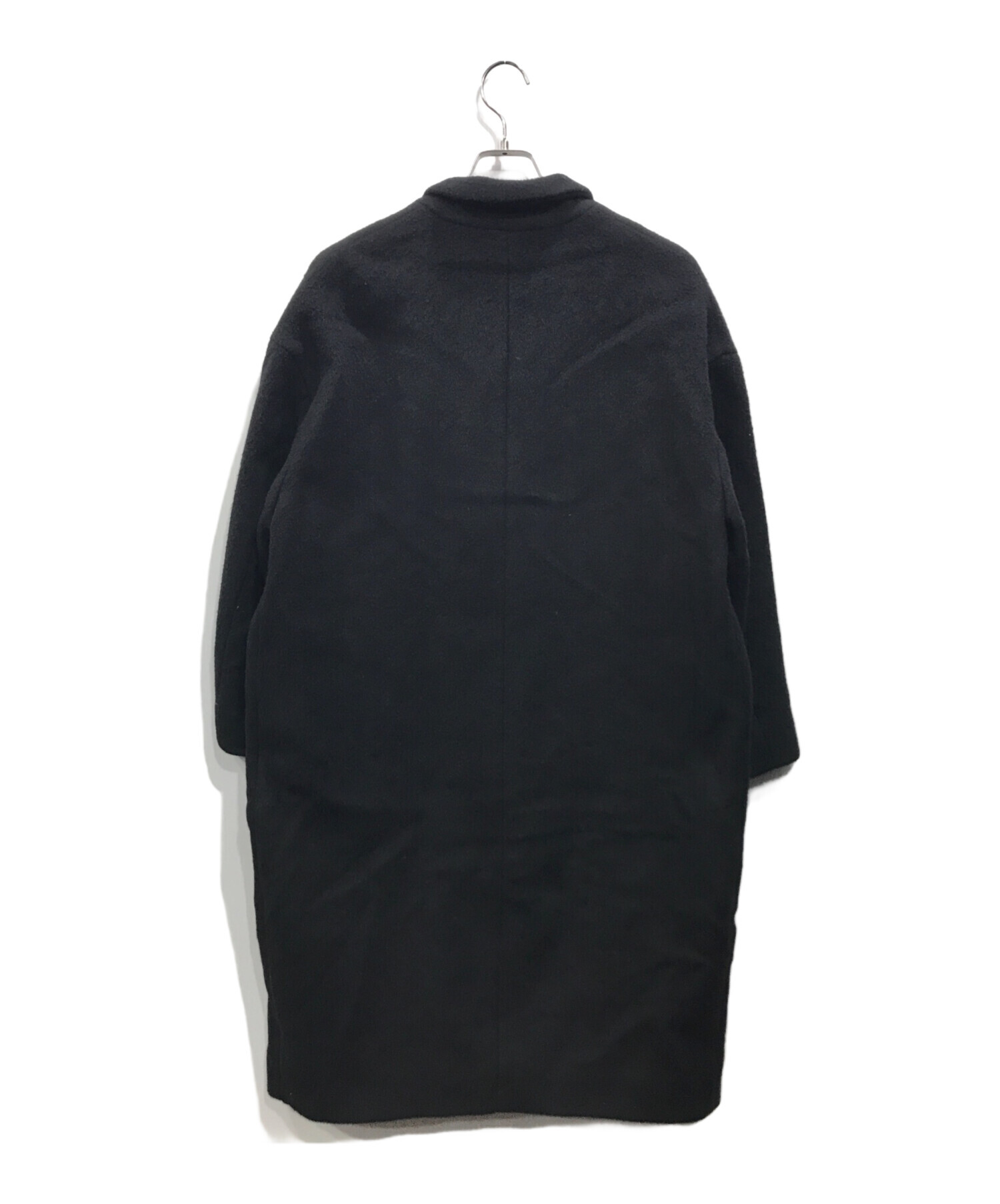 中古・古着通販】CLANE (クラネ) オーバーチェスターコート ブラック