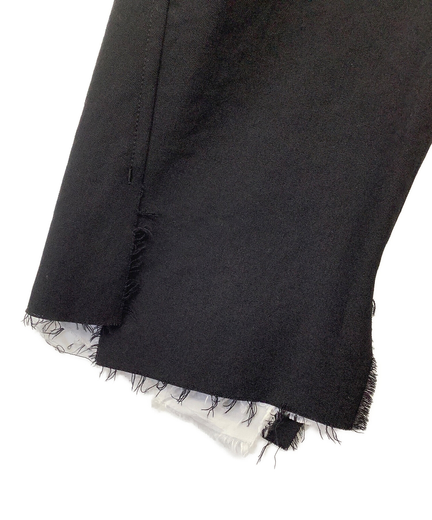 中古・古着通販】sulvam (サルバム) Classic slim pants ブラック