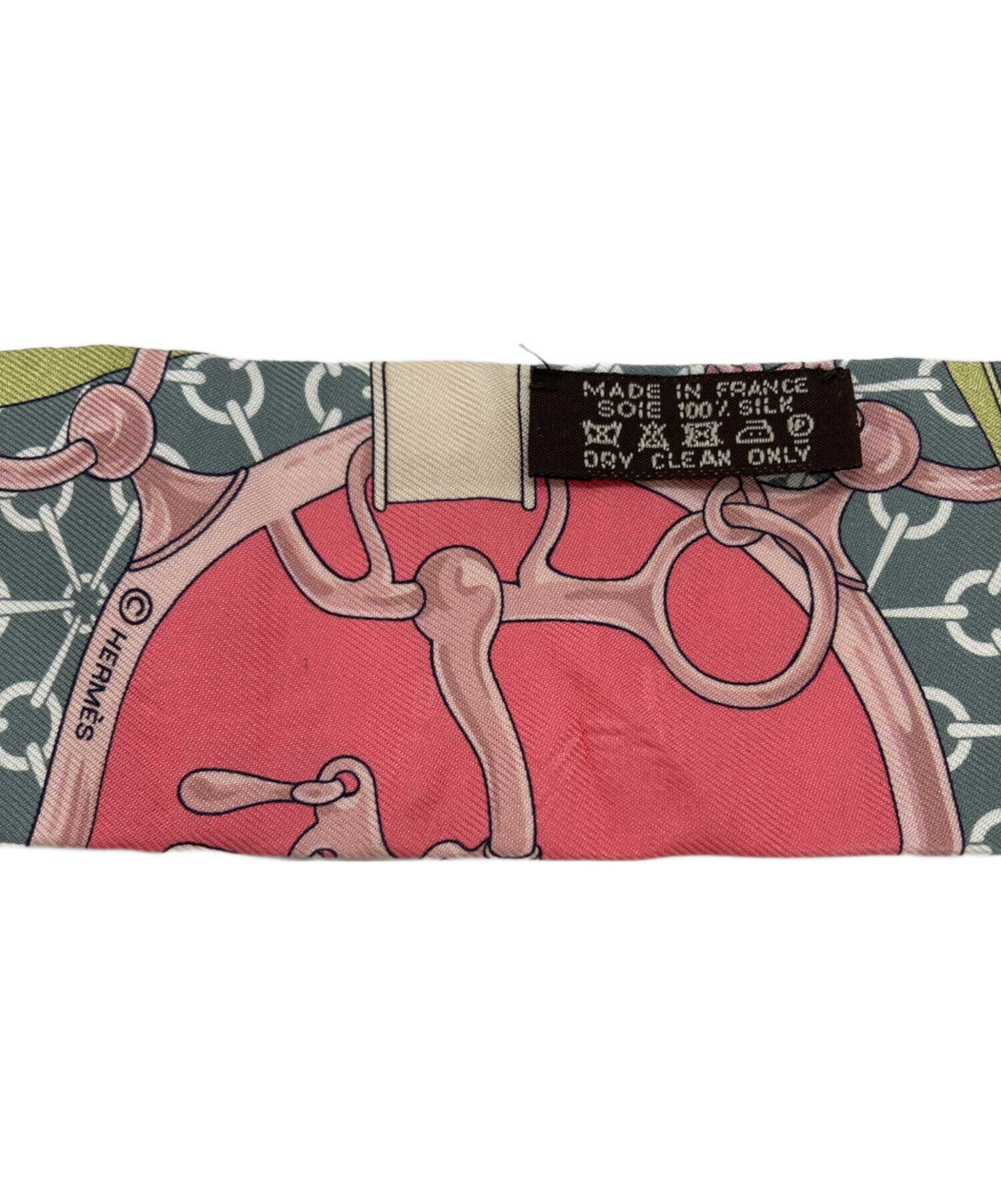 HERMES ツイリー スカーフ お値下げ中 HERMES エルメス Twilly Scarf ツイリー スカーフ シルク100