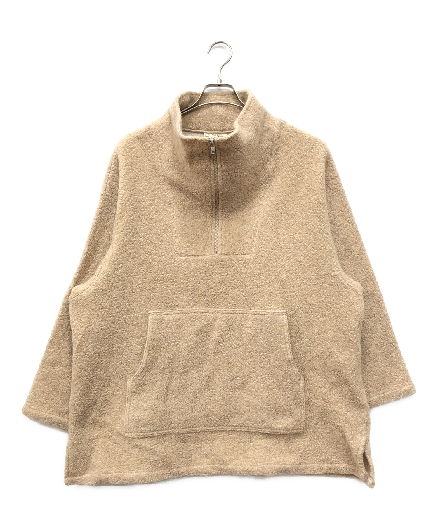 中古・古着通販】mexipa (メキパ) Pile Mexican Zip Parker ベージュ 
