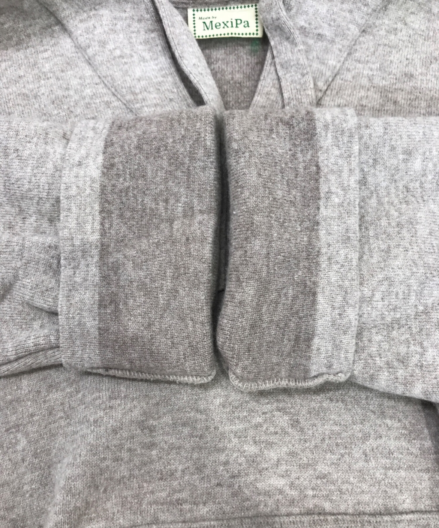 中古・古着通販】MexiPa (メキパ) ニットメキシカンパーカー ベージュ