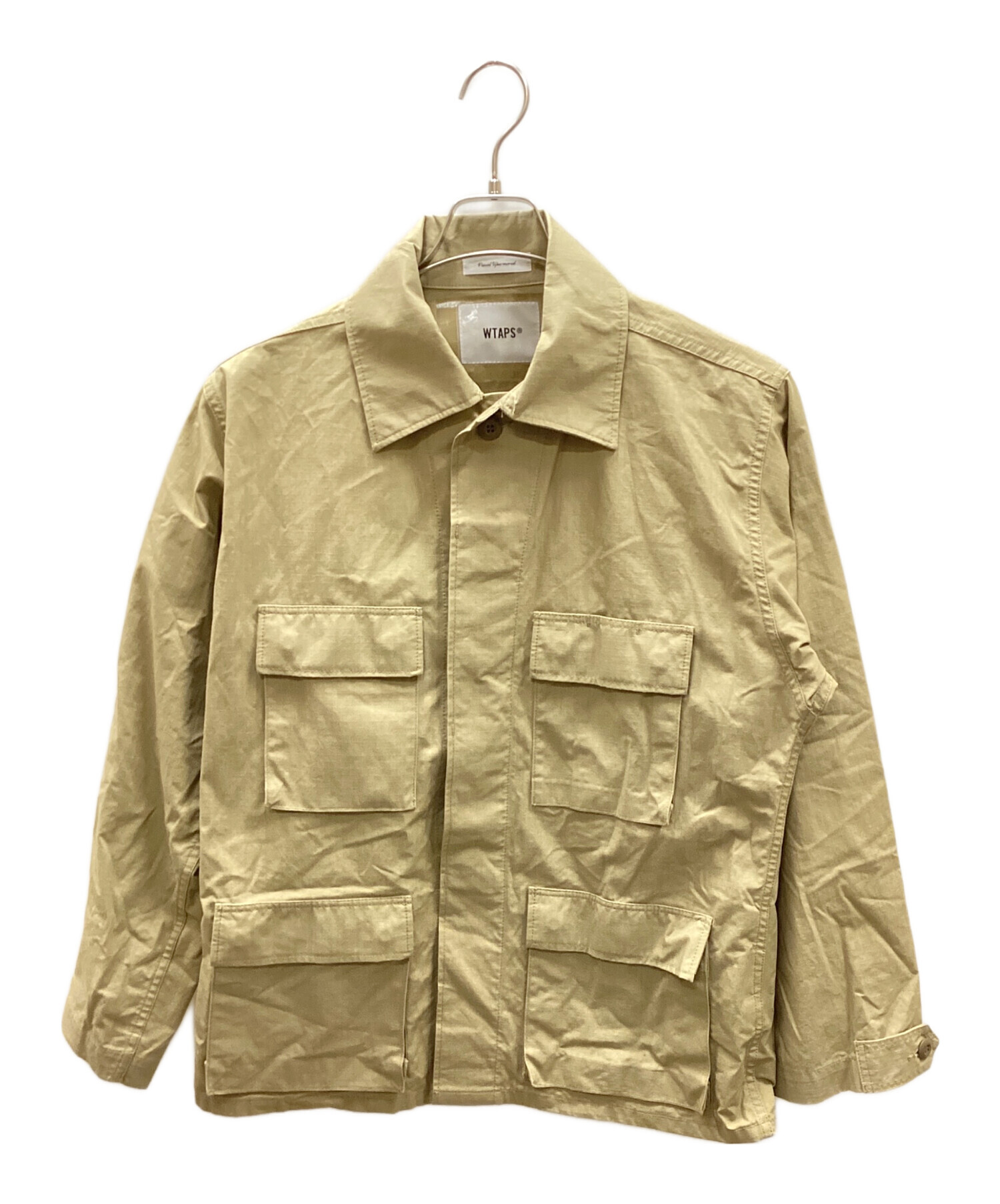 中古・古着通販】WTAPS (ダブルタップス) シャツ ベージュ サイズ:X01 
