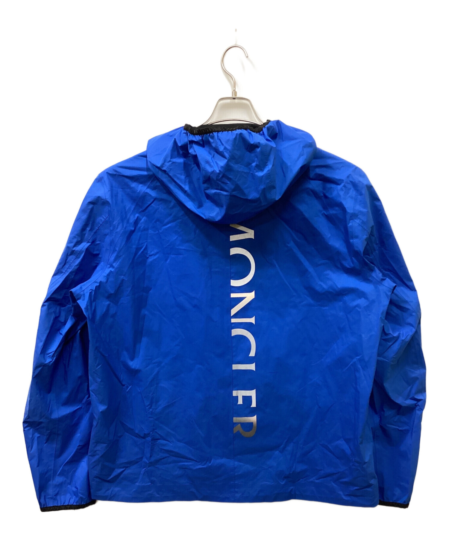 〈クリーニング済み〉モンクレール ナイロンジャケット フード付き ブルー 中古・古着通販】MONCLER (モンクレール) SATTOUF ウインドブレーカー
