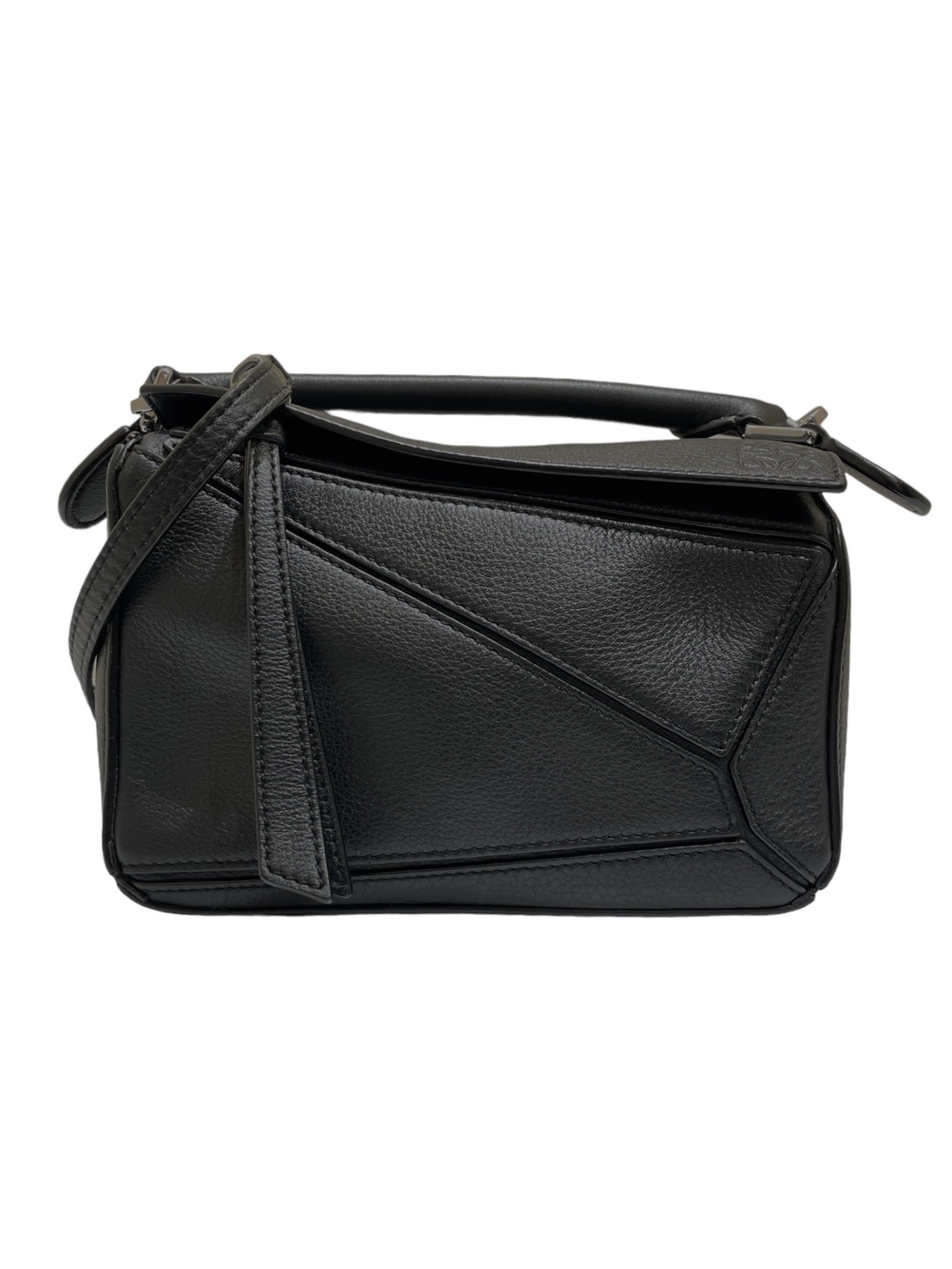 パズルバッグ　LOEWE　中古　袋あり 中古・古着通販】LOEWE (ロエベ) パズルバッグ ミニ ブラック