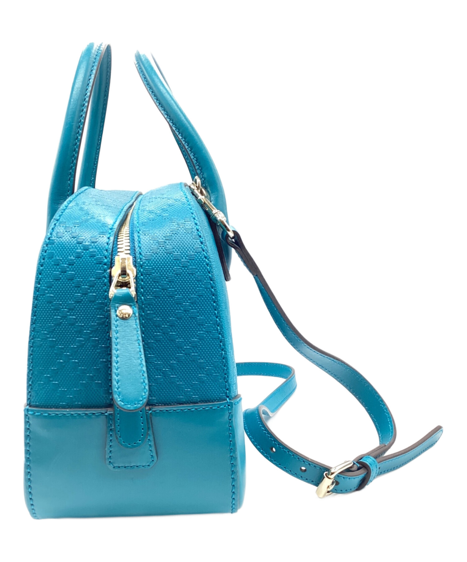中古・古着通販】GUCCI (グッチ) ディアマンテ2WAYバッグ ブルー 