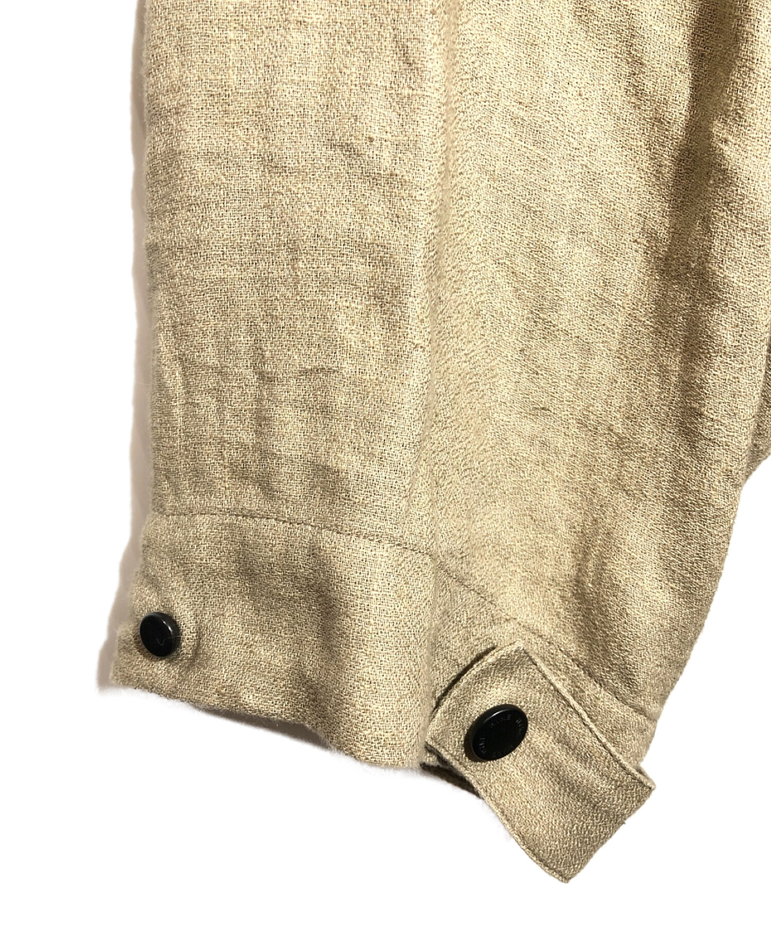 中古・古着通販】HYKE (ハイク) リネンライディングコート オリーブ