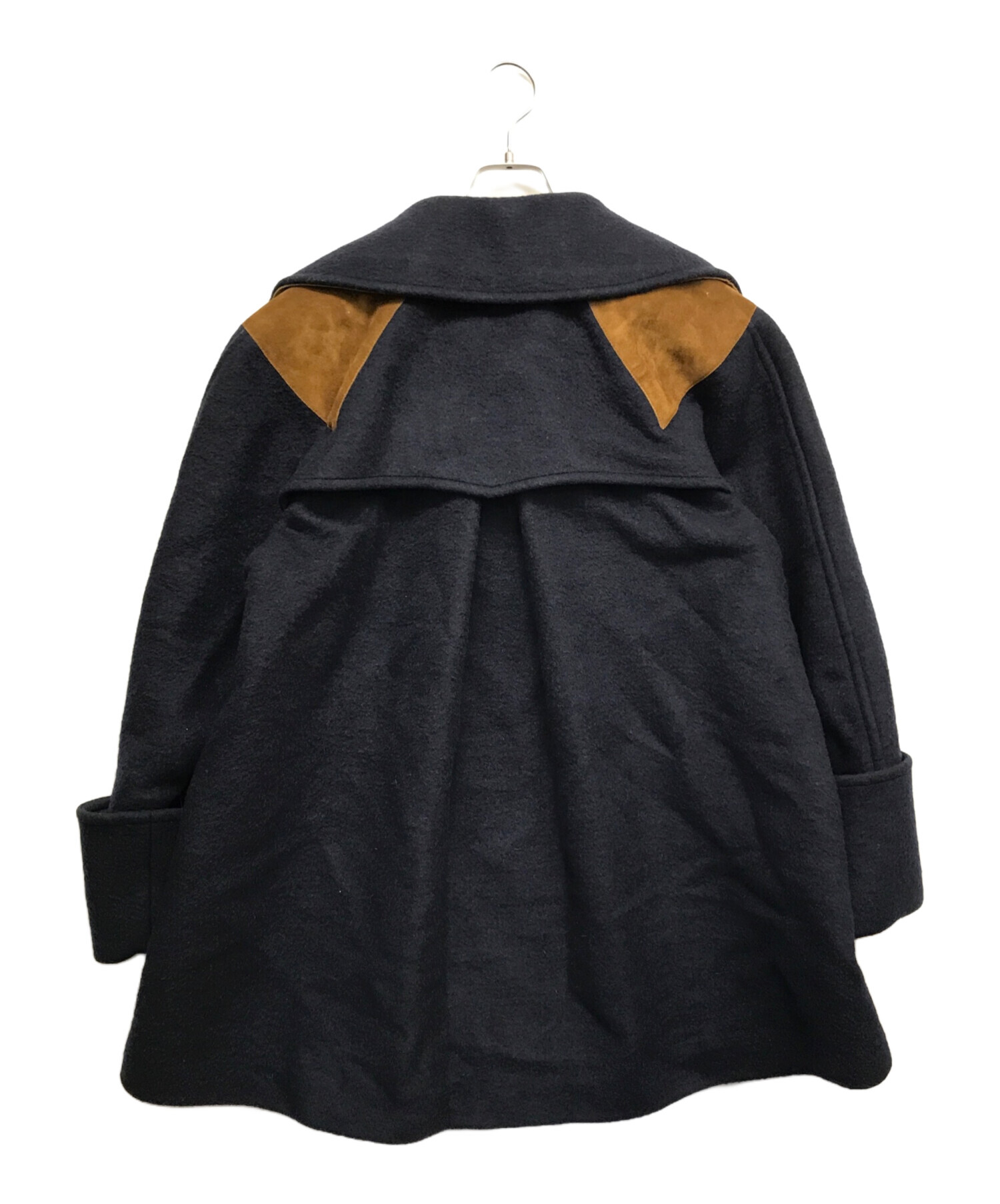 中古・古着通販】Chloe (クロエ) スウェード切替ウールPコート