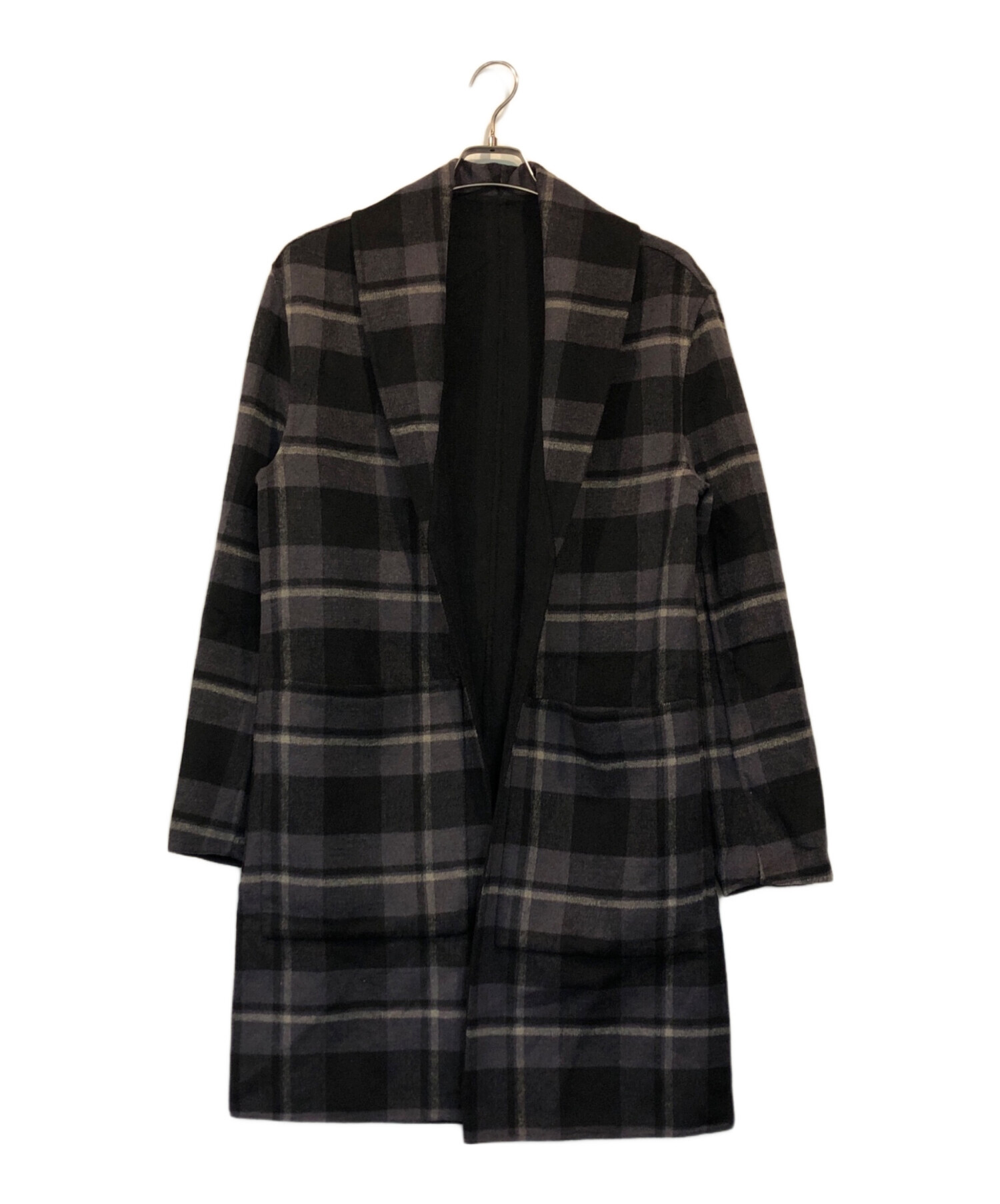 中古・古着通販】KITH (キス) ショールカラーコート グレー サイズ:XS