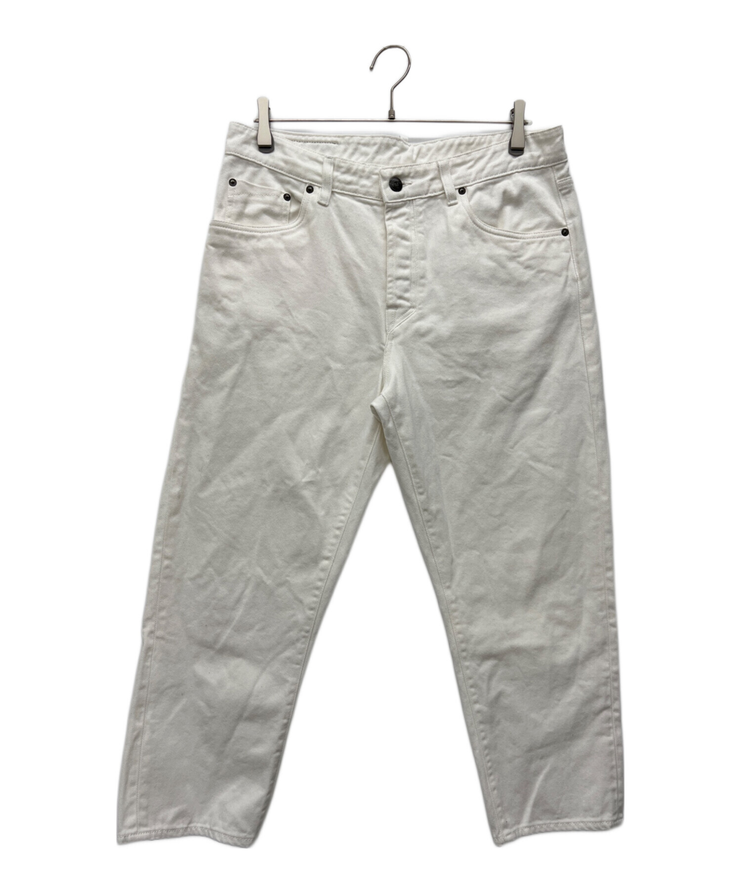 中古・古着通販】YCHAI (イカイ) ホワイトデニムパンツ ホワイト 