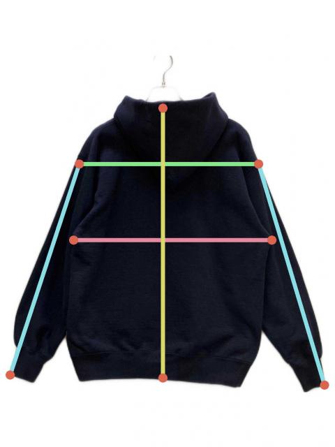 中古・古着通販】NEVVER (ニューアー) HOODED SWEATSHIRT ネイビー
