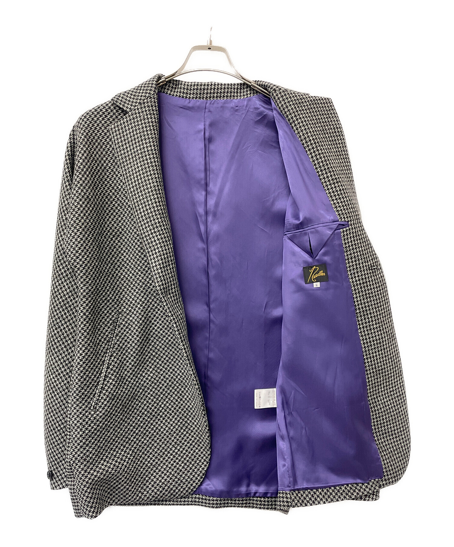 ジャケット・アウター Needles Miles Jacket - Poly Houndstooth 中古・古着通販】Needles (ニードルズ) MILES JACKET-POLY HOUNDSTOOTH
