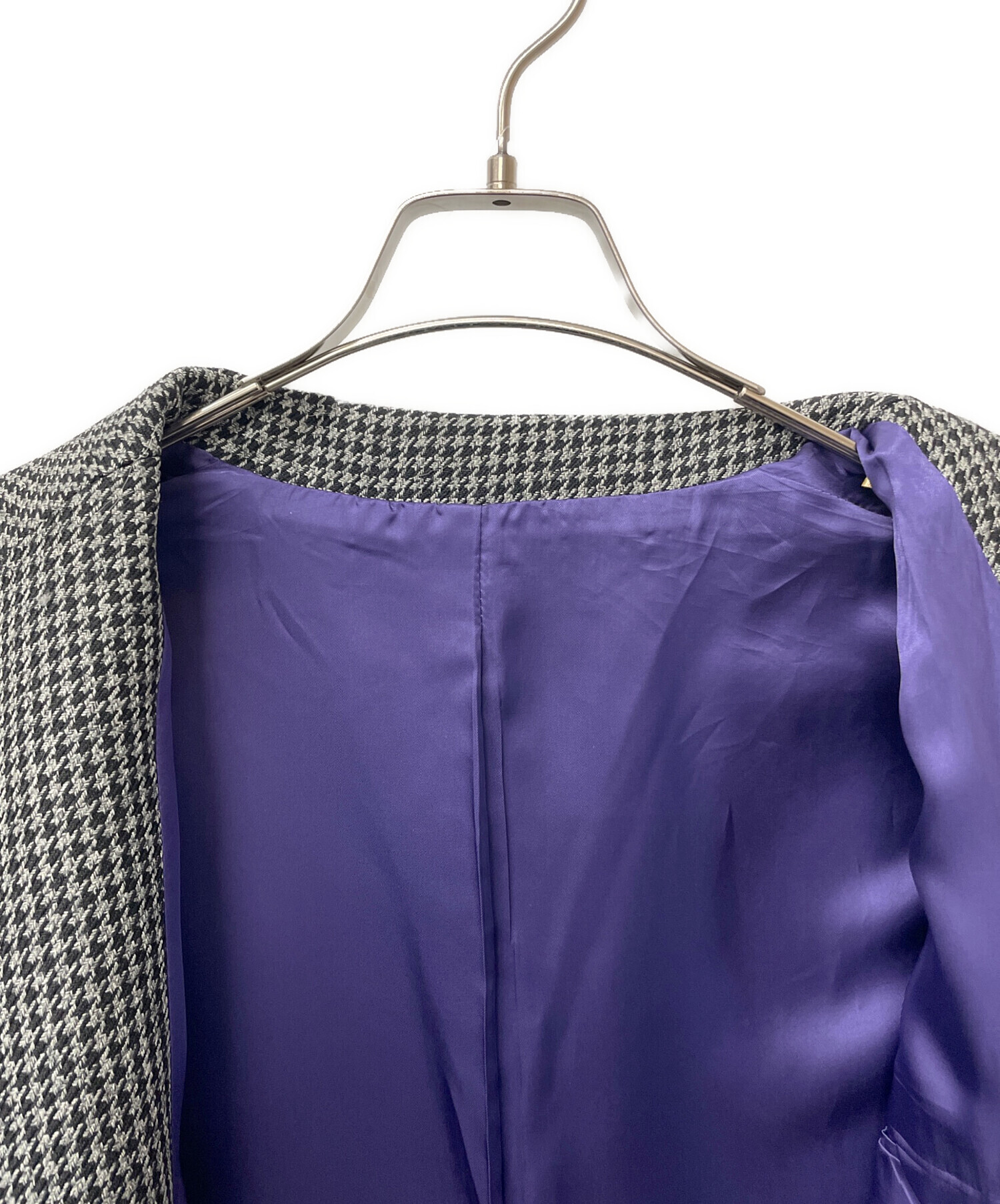 ジャケット・アウター Needles Miles Jacket - Poly Houndstooth 中古・古着通販】Needles (ニードルズ) MILES JACKET-POLY HOUNDSTOOTH