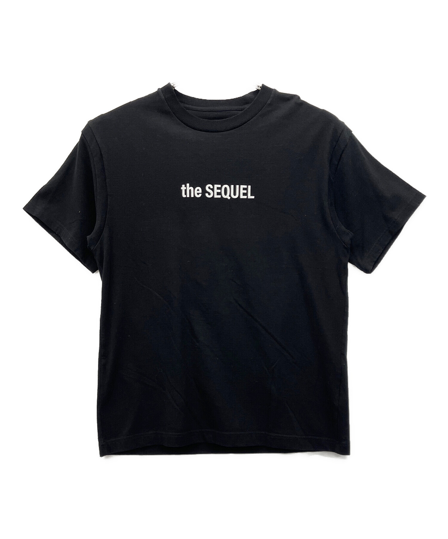 中古・古着通販】SEQUEL (シークエル) プリントTシャツ ブラック 
