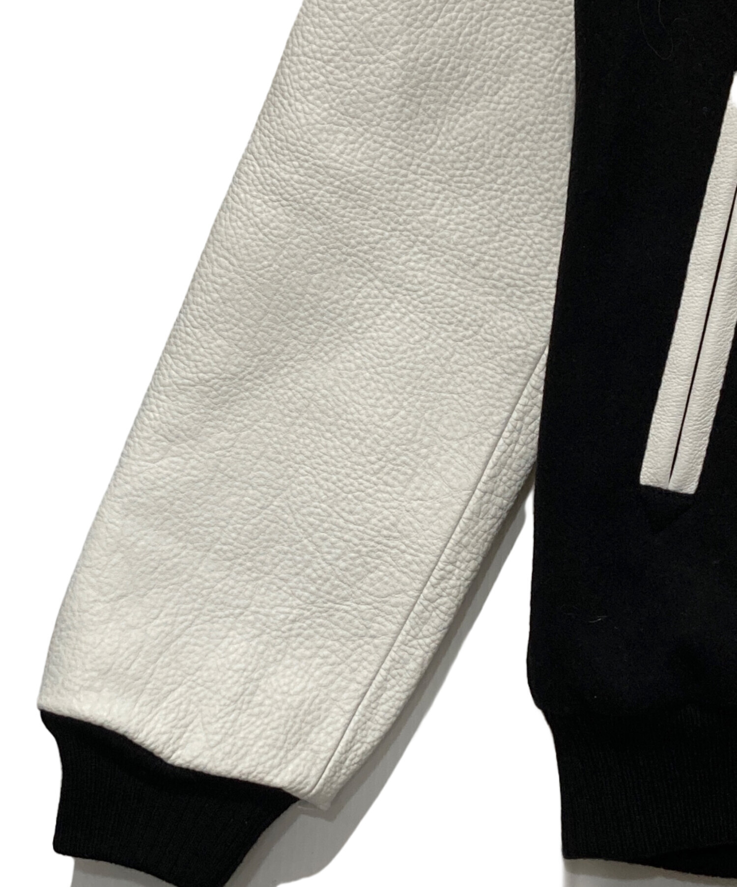 中古・古着通販】SEQUEL (シークエル) VARSITY JACKET ブラック サイズ