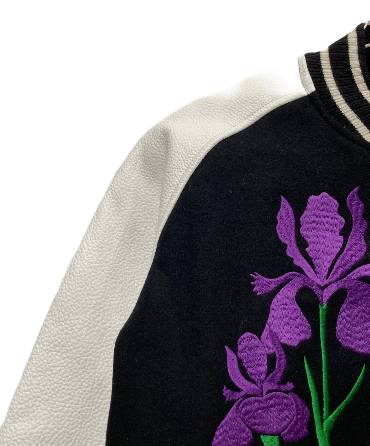 中古・古着通販】SEQUEL (シークエル) VARSITY JACKET ブラック サイズ