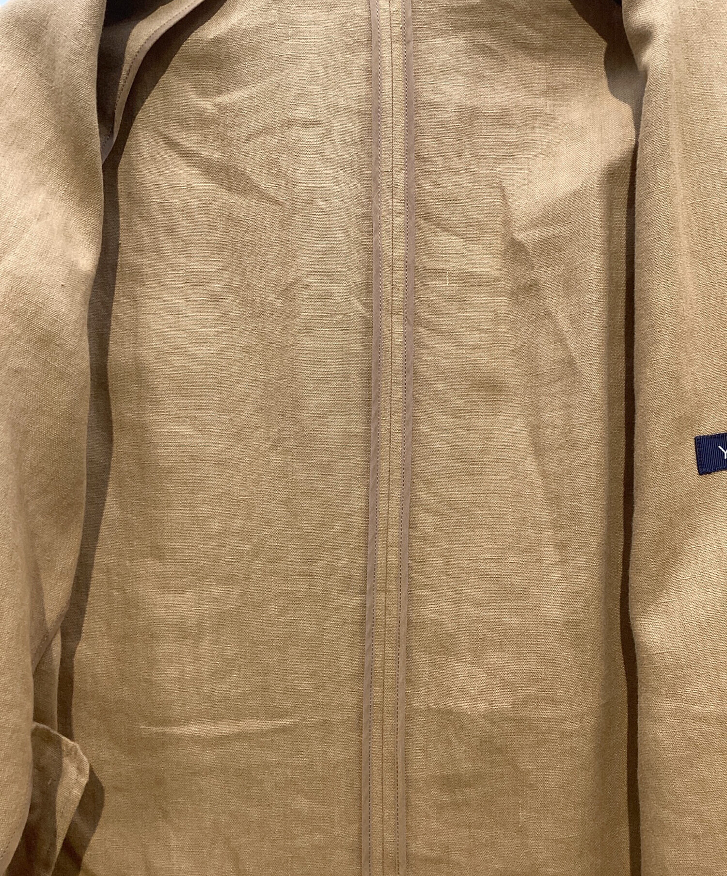 中古・古着通販】YLEVE (イレーヴ) リネンジャケット ブラウン サイズ