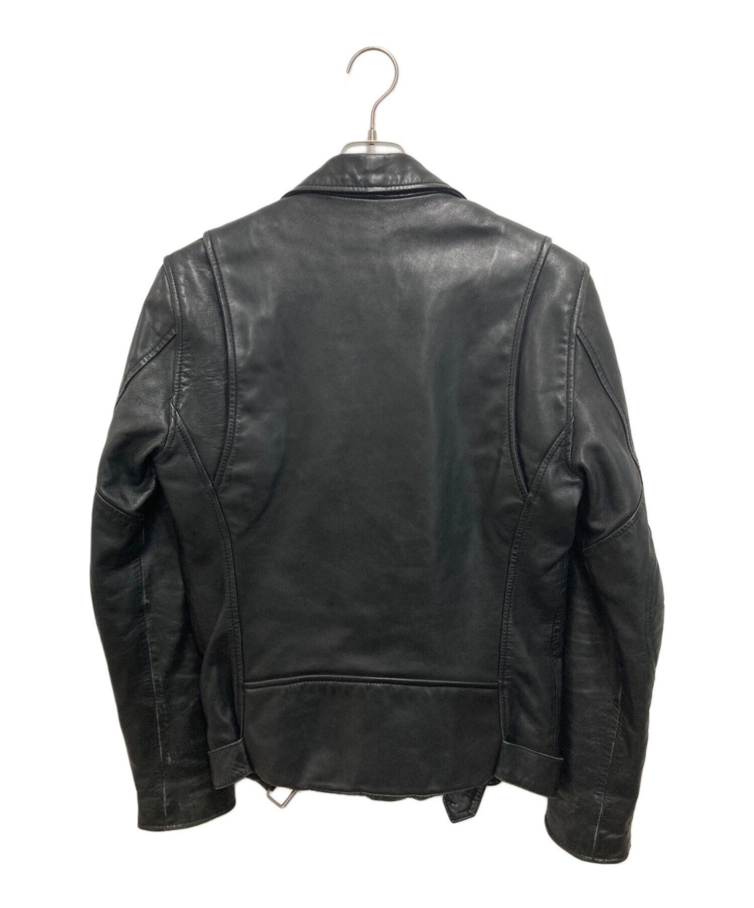 BLK DNM ブラックデニム レザーライダースジャケット 【公式通販】