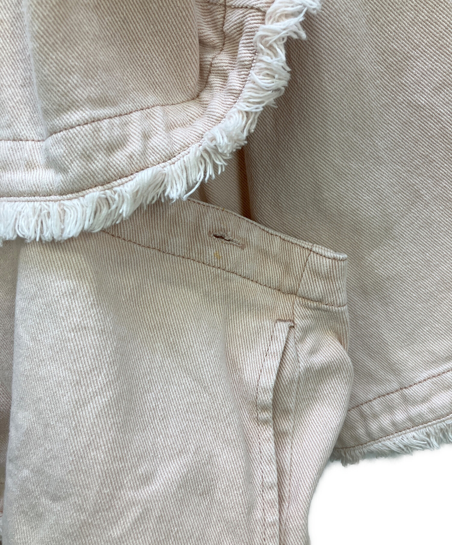 中古・古着通販】SHENERY (シーナリー) 2WAYデニムジャケット ピンク