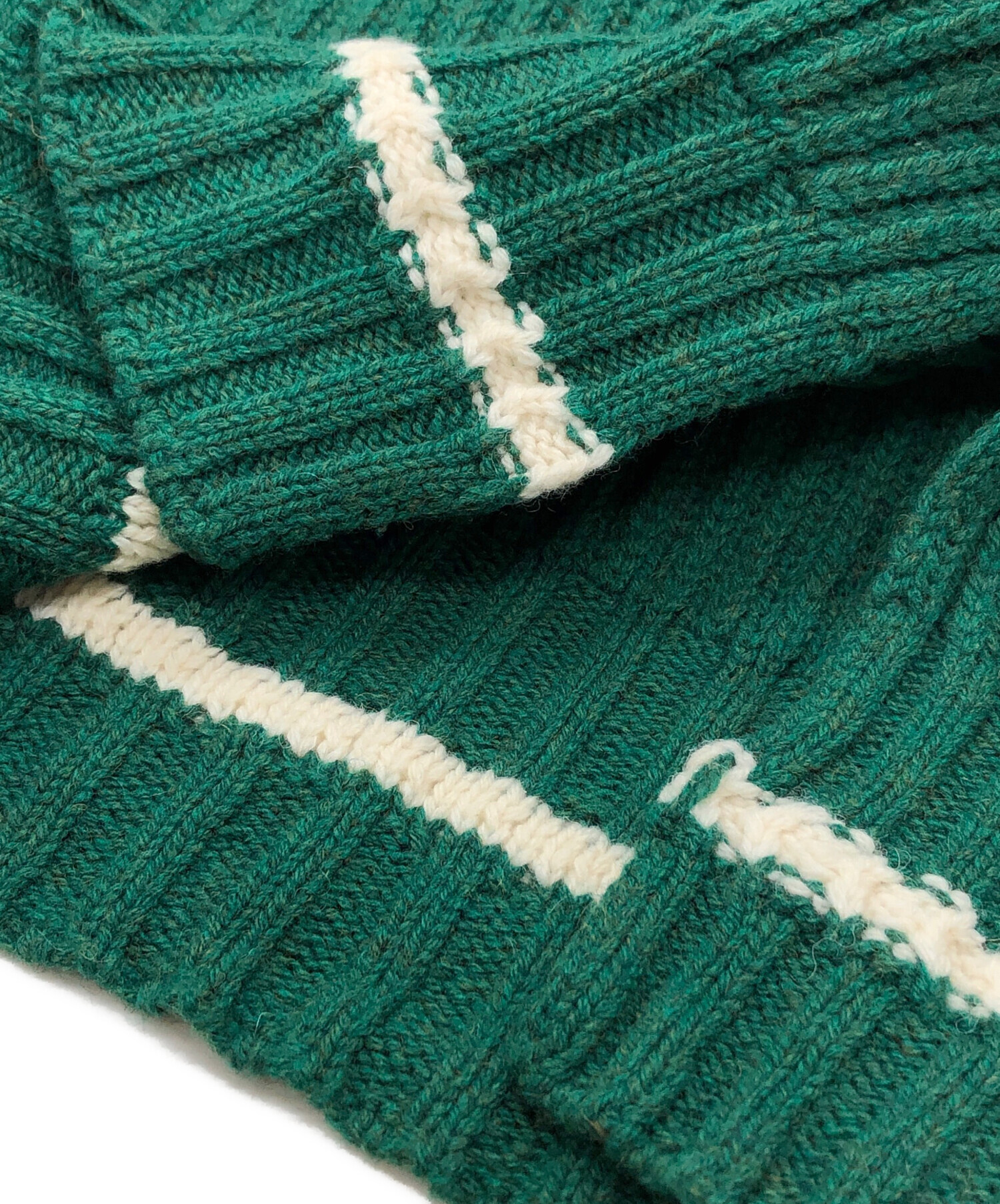 中古・古着通販】PLAN C (プランシー) ニットベスト グリーン サイズ