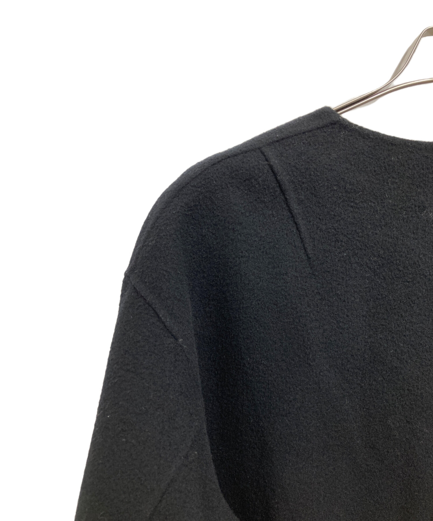 中古・古着通販】LOEFF (ロエフ) ビーバー ラペル ベルテッドコート