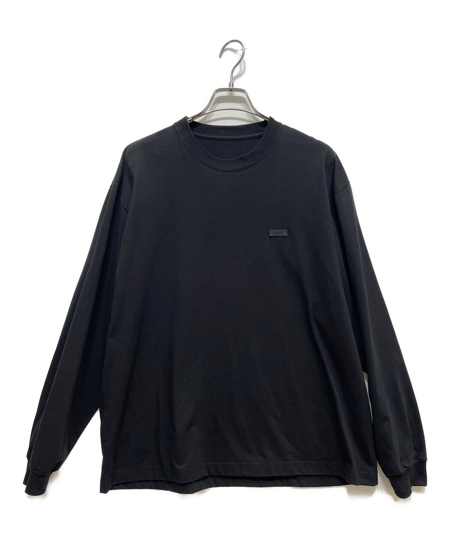 中古・古着通販】ENNOY (エンノイ) ロングスリーブTシャツ ブラック 