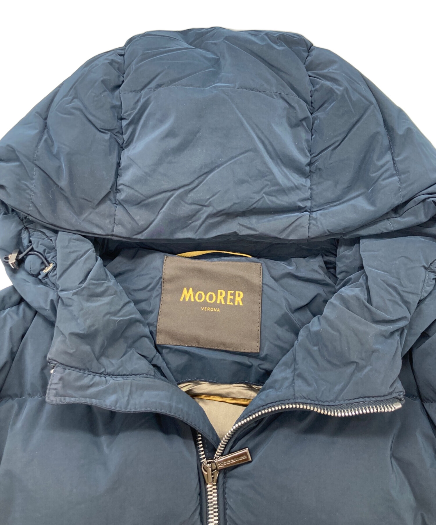 中古・古着通販】MOORER (ムーレー) ダウンジャケット ネイビー サイズ