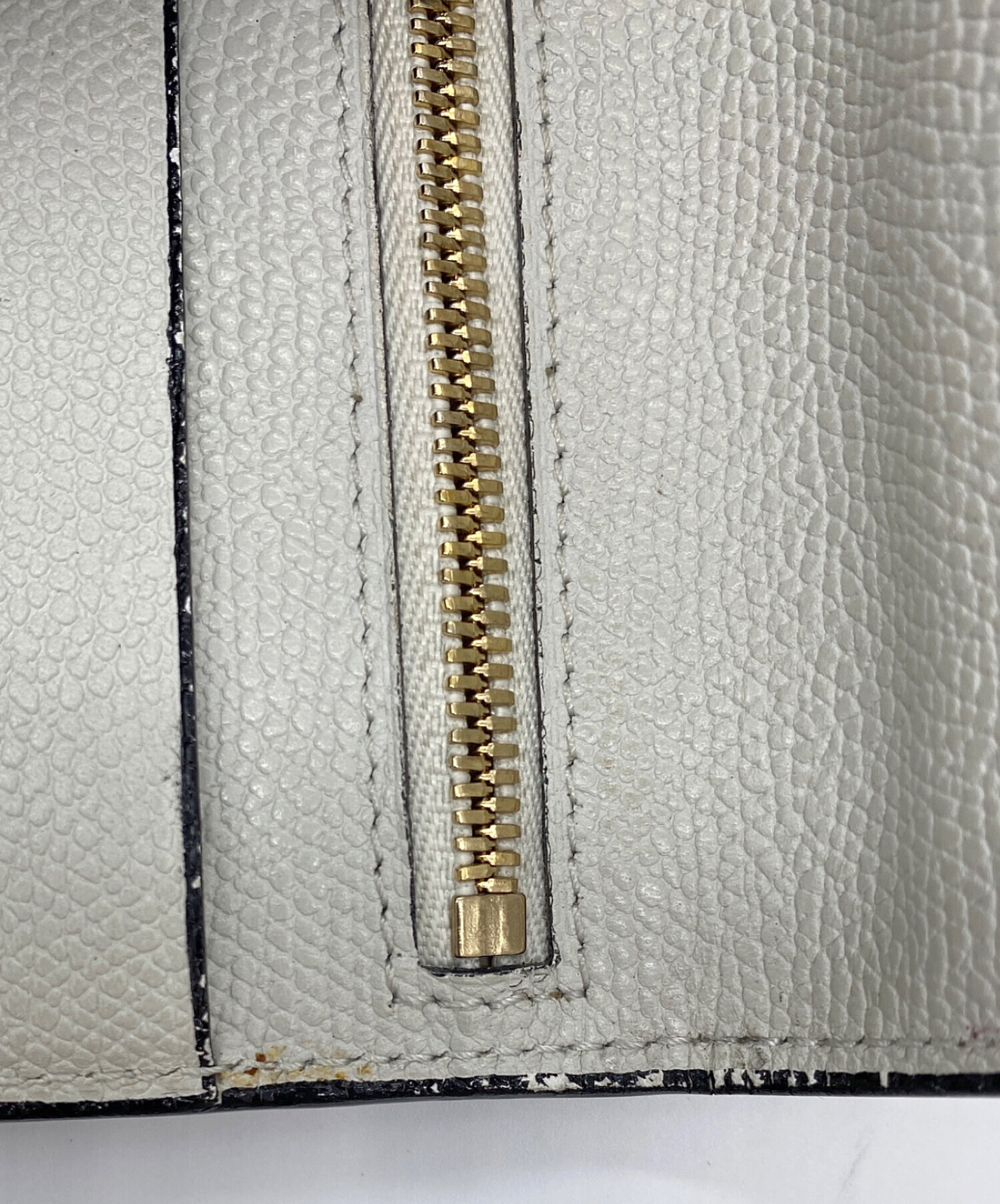 中古・古着通販】Valextra (ヴァレクストラ) 3つ折り財布 アイボリー 