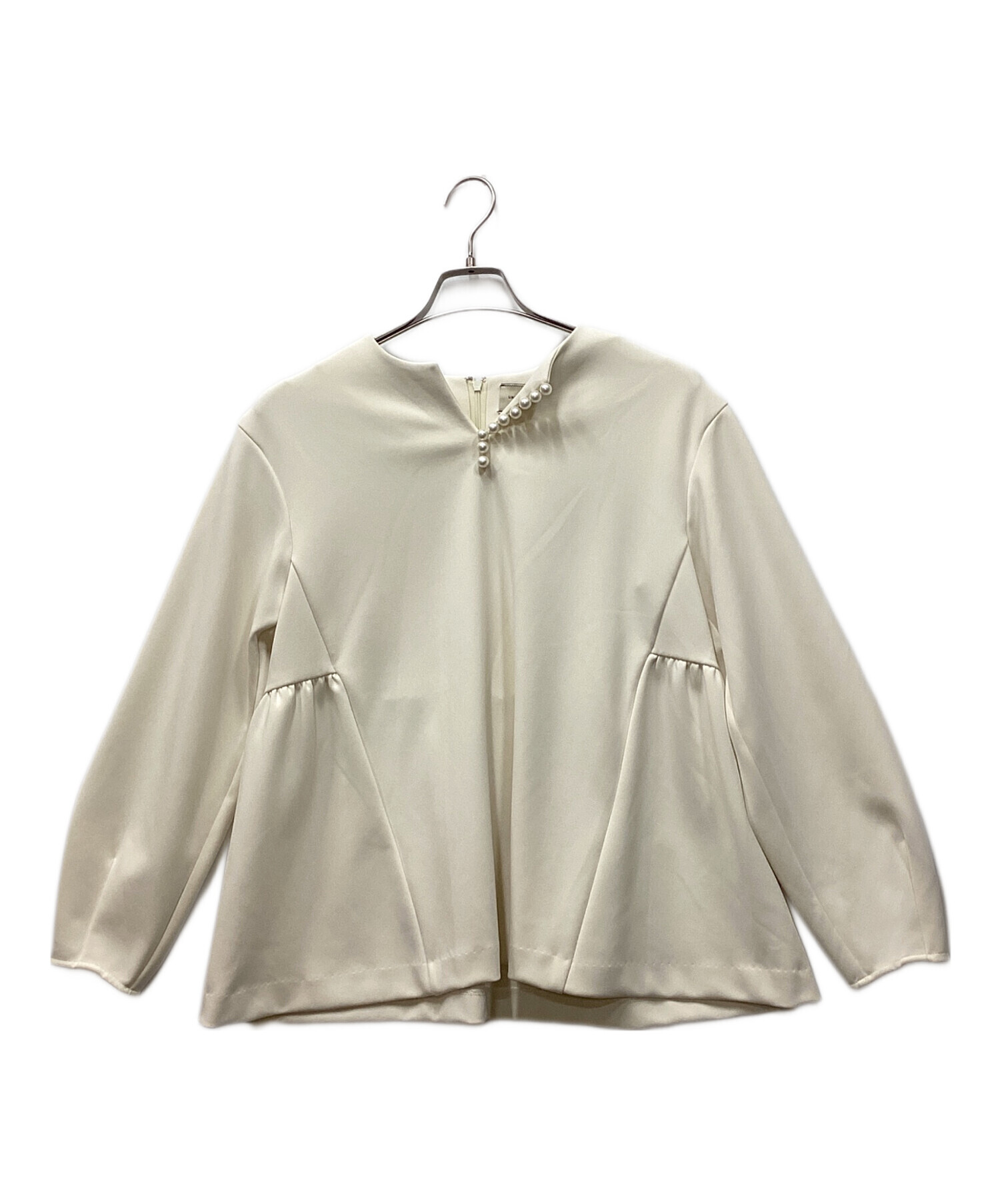新品未使用✨UNITED ARROWS SPONGY プルオーバー　パール　38 中古・古着通販】UNITED ARROWS (ユナイテッドアローズ) SPONGY パール