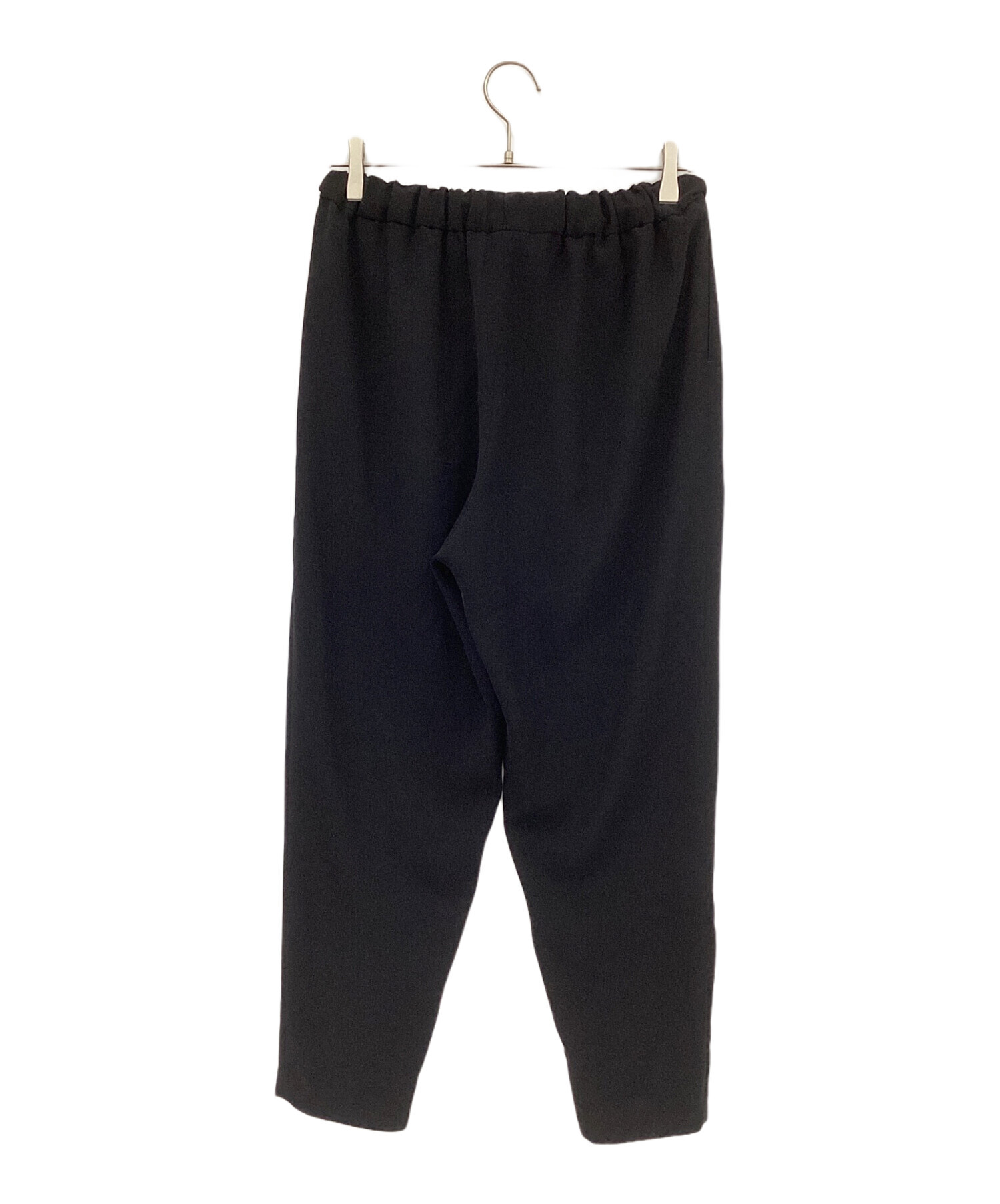 中古・古着通販】saqui (サキ) テーパードリボンパンツ ブラック