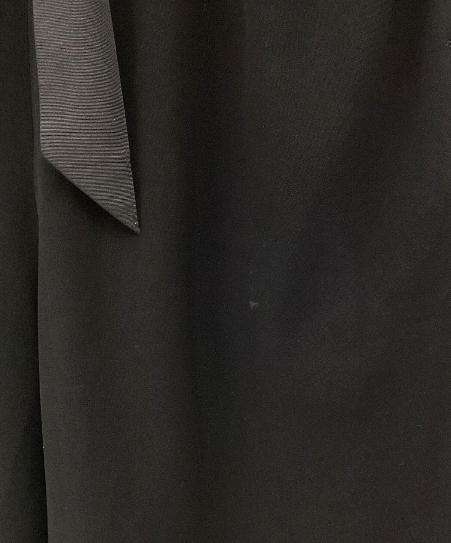 中古・古着通販】saqui (サキ) テーパードリボンパンツ ブラック