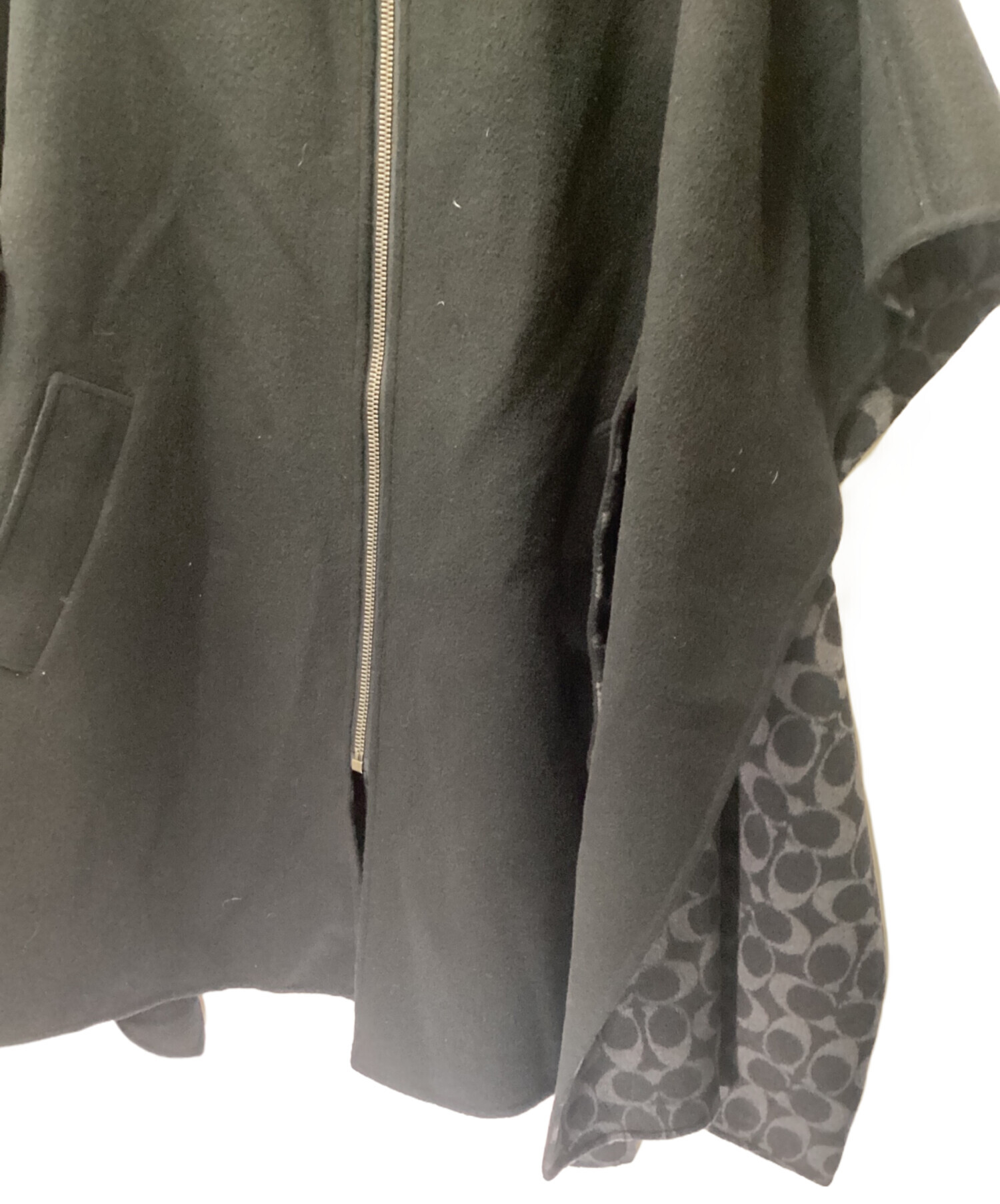 新品未使用⭐︎COACH ダブルフェイス⭐︎カシミヤ⭐︎ケープ ポンチョ　希少XS 新品未使用⭐︎COACH ダブルフェイス⭐︎カシミヤ⭐︎ケープ