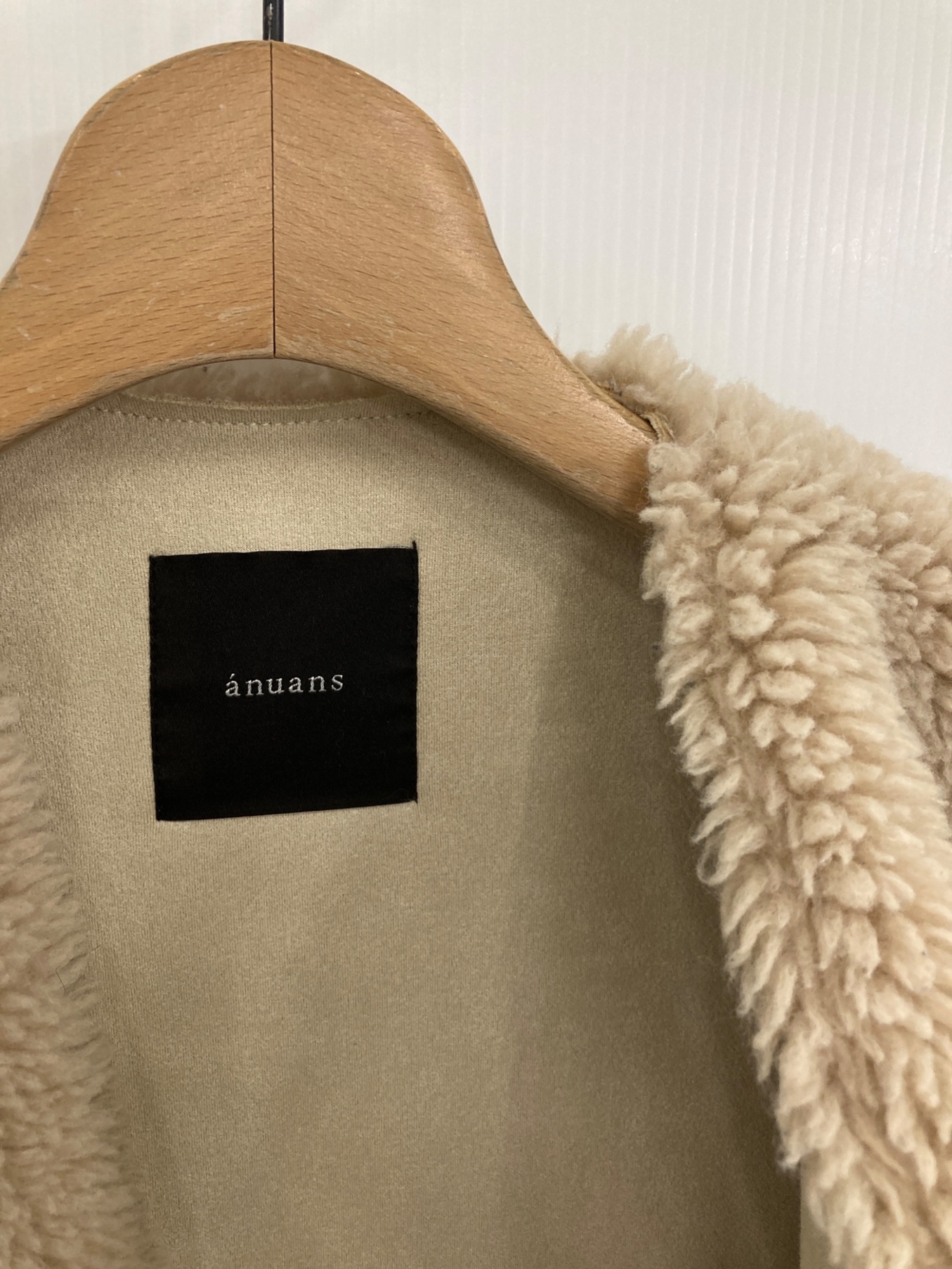 新品未使用☆anuans ボンディングボアコート2022AW アニュアンス