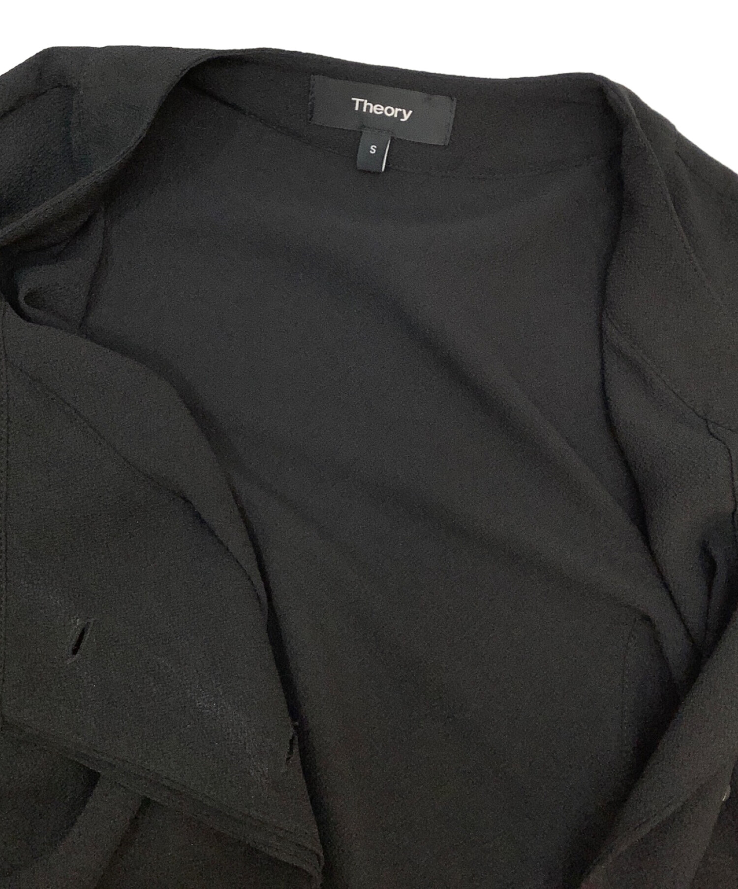 中古・古着通販】theory (セオリー) ブラウス ブラック サイズ:S