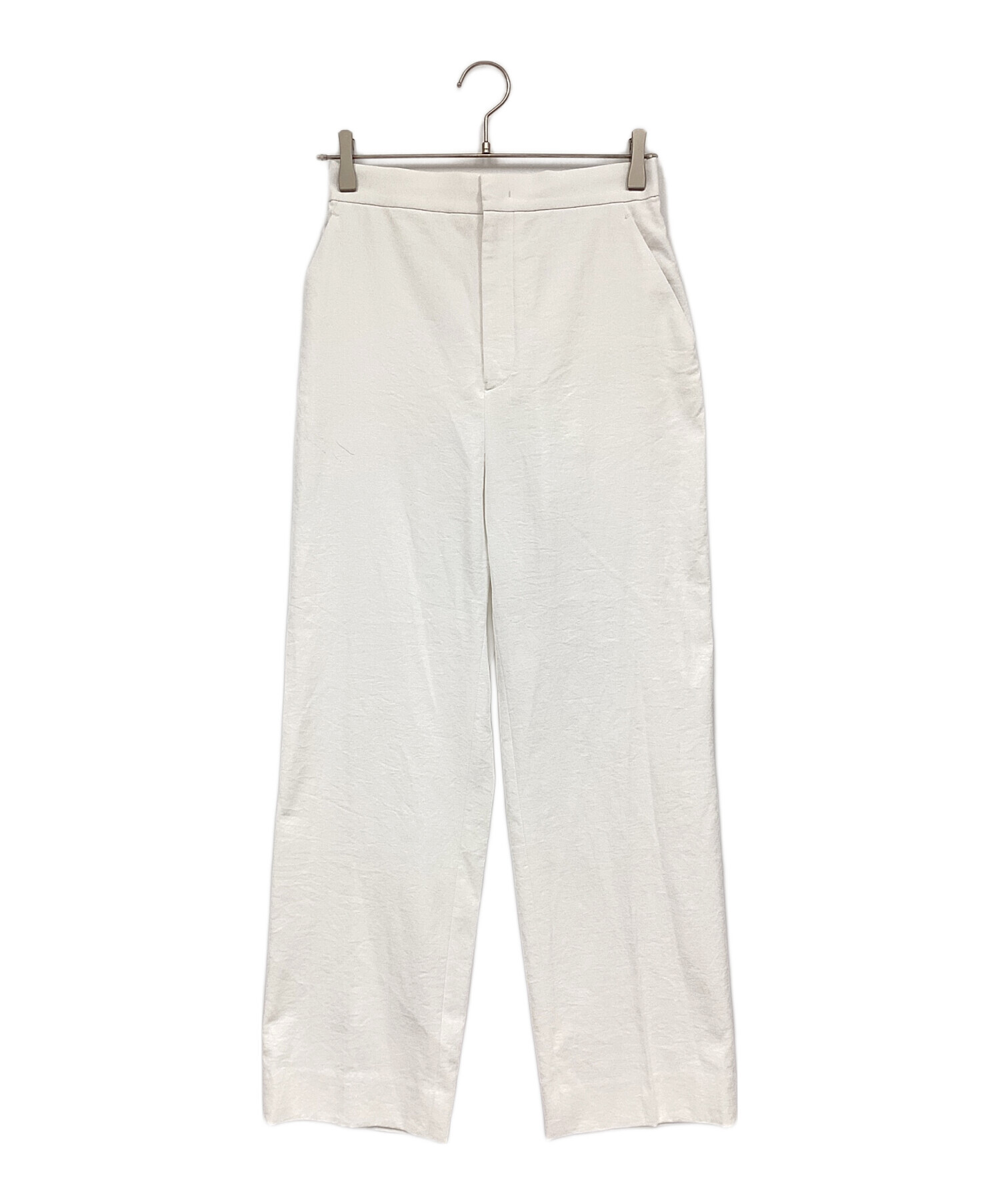 Curensology ホワイトパンツ38 中古・古着通販】Curensology (カレンソロジー) シェルタリング