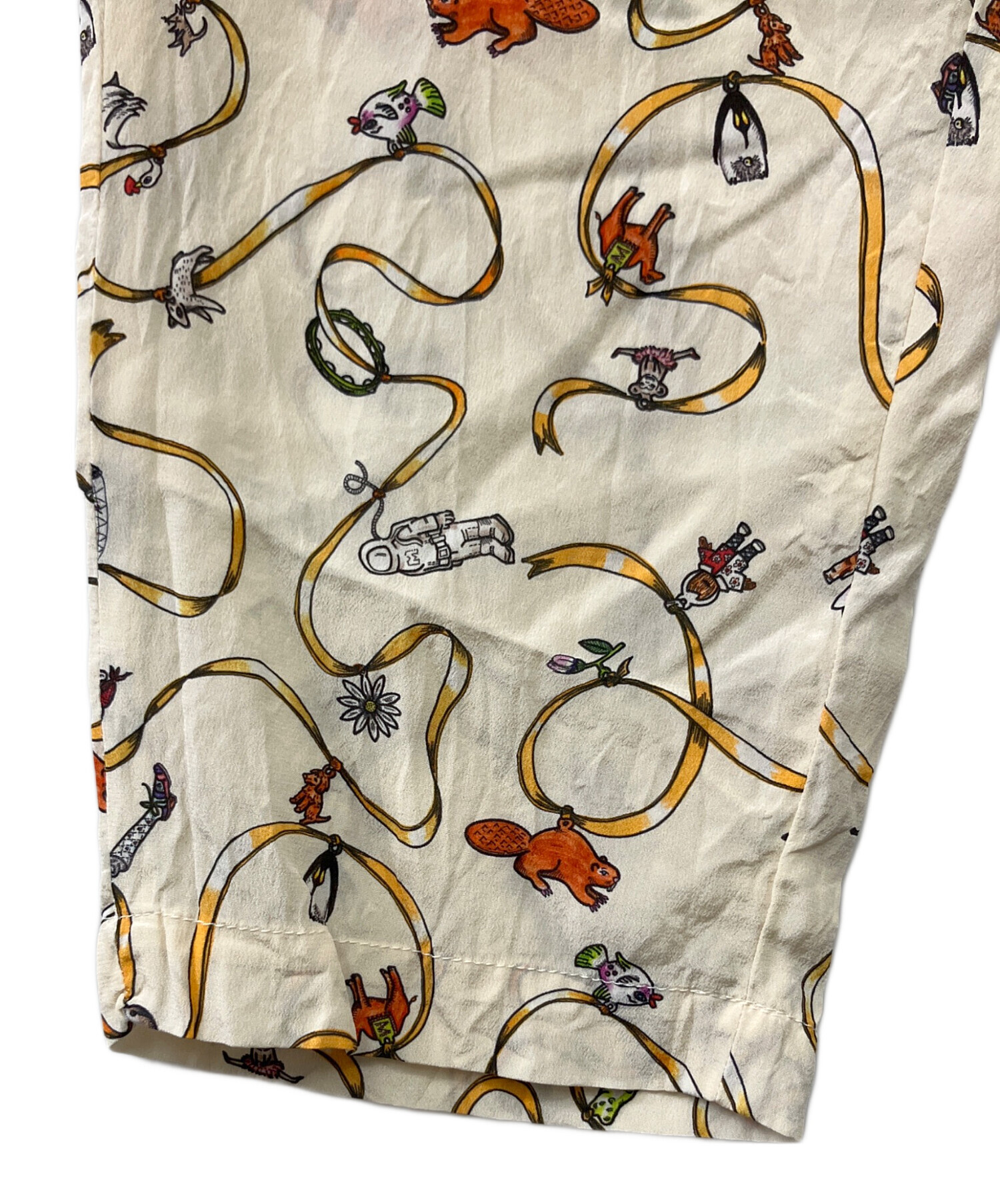 新品未使用　MARNI　FRANK NAVIN　シルク100％　花柄　パンツ 中古・古着通販】MARNI (マルニ) Frank Navin (フランクナヴィン