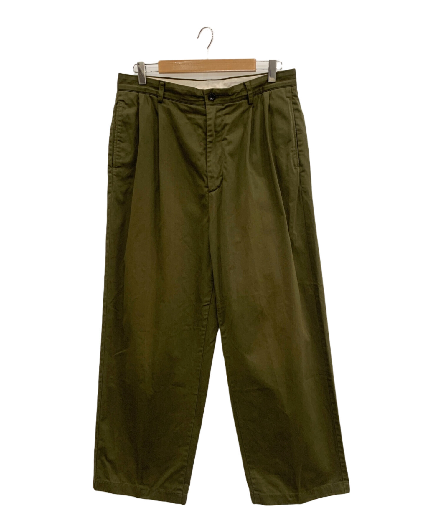 中古・古着通販】A.PRESSE (アプレッセ) Chino Trousers オリーブ  