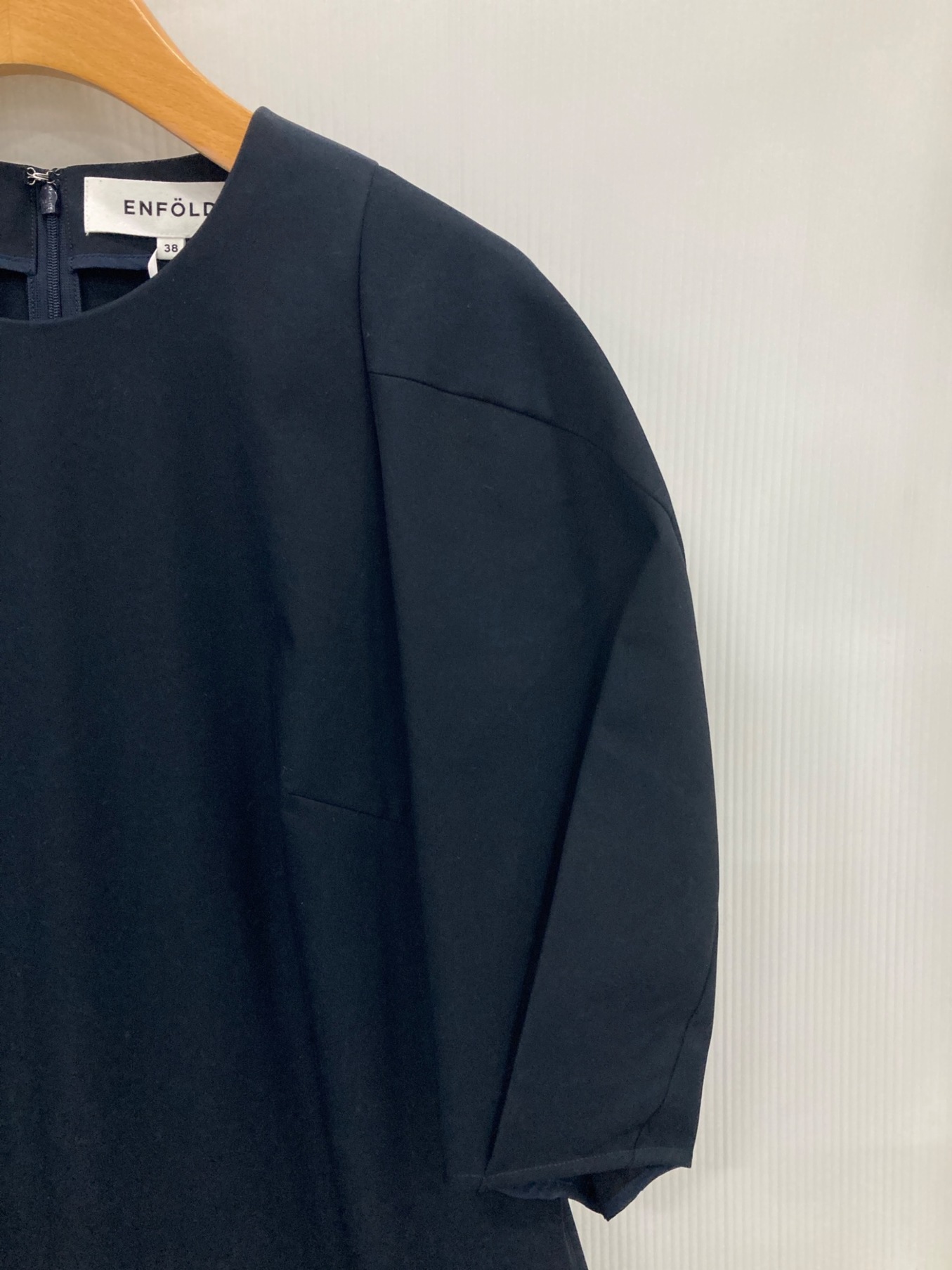 中古・古着通販】ENFOLD (エンフォルド) 立体スリーブ ワンピース