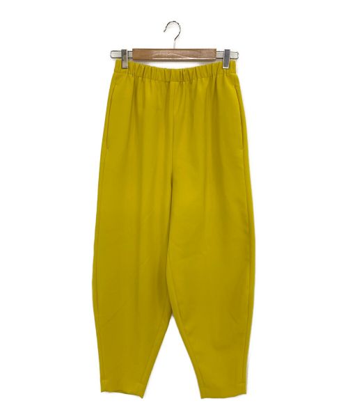 ★未使用★ENFOLD エッグパンツ38 ライトイエロー 中古・古着通販】ENFOLD (エンフォルド) RAMBUS TROUSERS イエロー