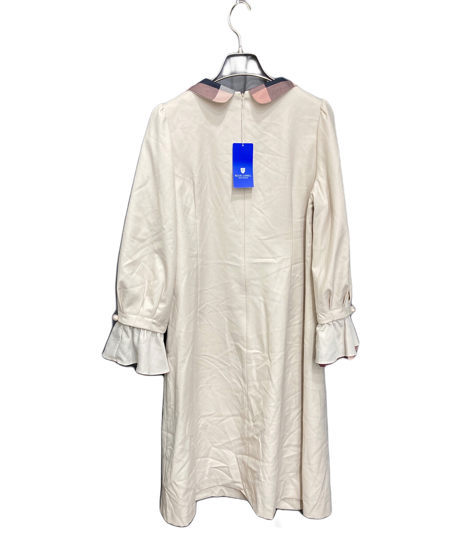 ブルーレーベルクレストブリッジ クリアツイルサックドレス ブラック36