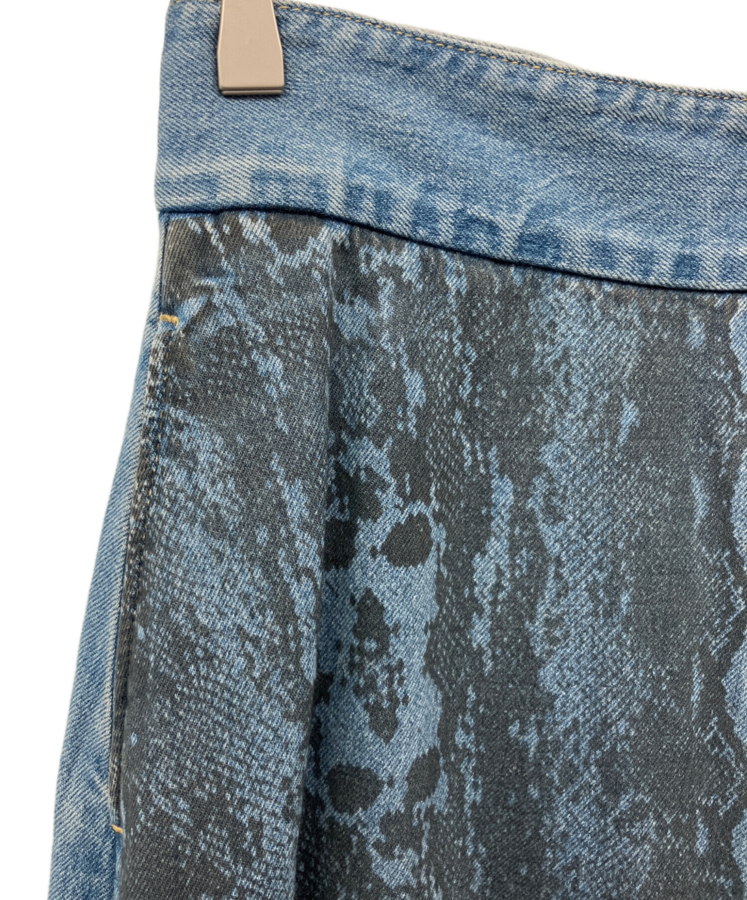 ヒステリックス　ヒステリックグラマー　スカル　ビンテージ　デニムスカート　ドクロ 中古・古着通販】Hysteric Glamour (ヒステリックグラマー) SKULL