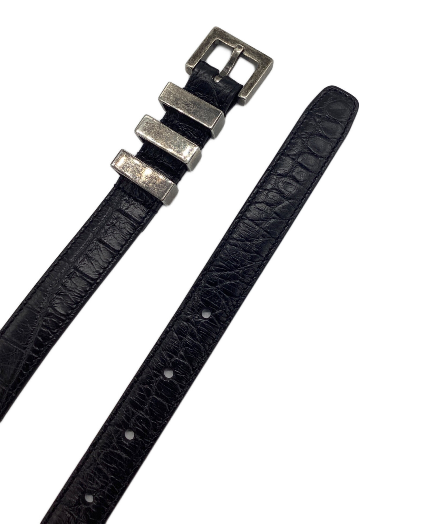 中古・古着通販】Saint Laurent Paris (サンローランパリ) 3連バックル