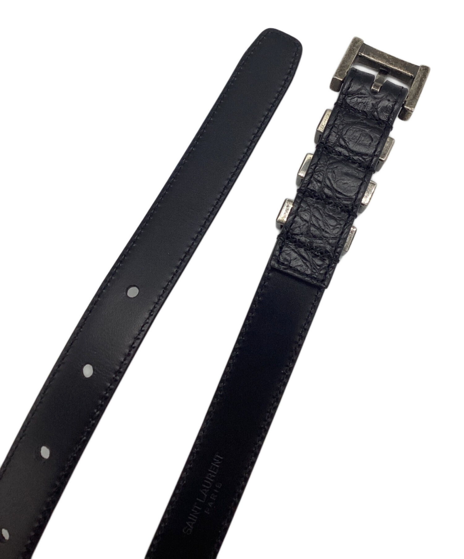 中古・古着通販】Saint Laurent Paris (サンローランパリ) 3連バックル