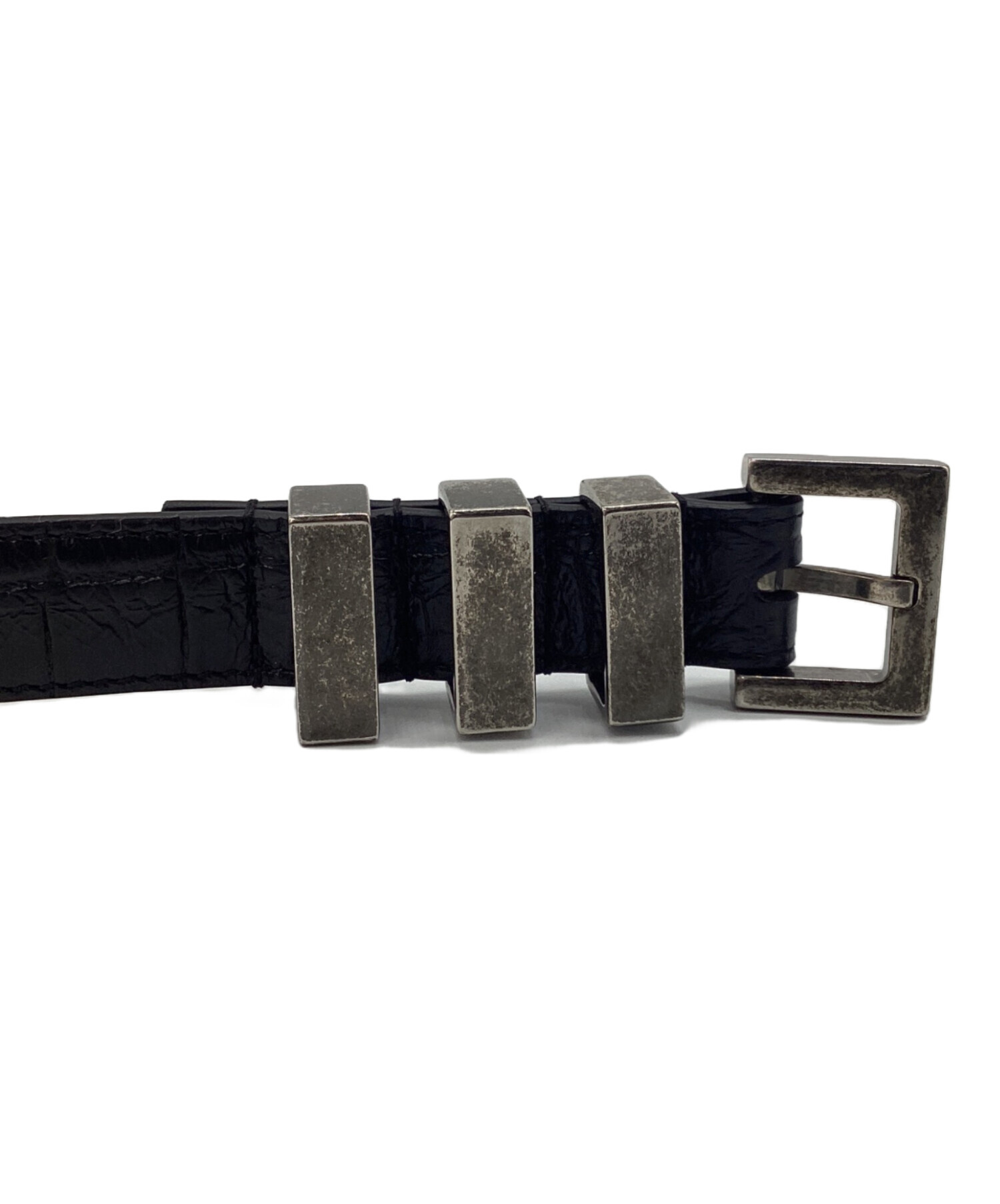 SAINT LAURENT 3連ベルト SAINT LAURENT PARIS（サンローラン）買取しました！ 3連バックル