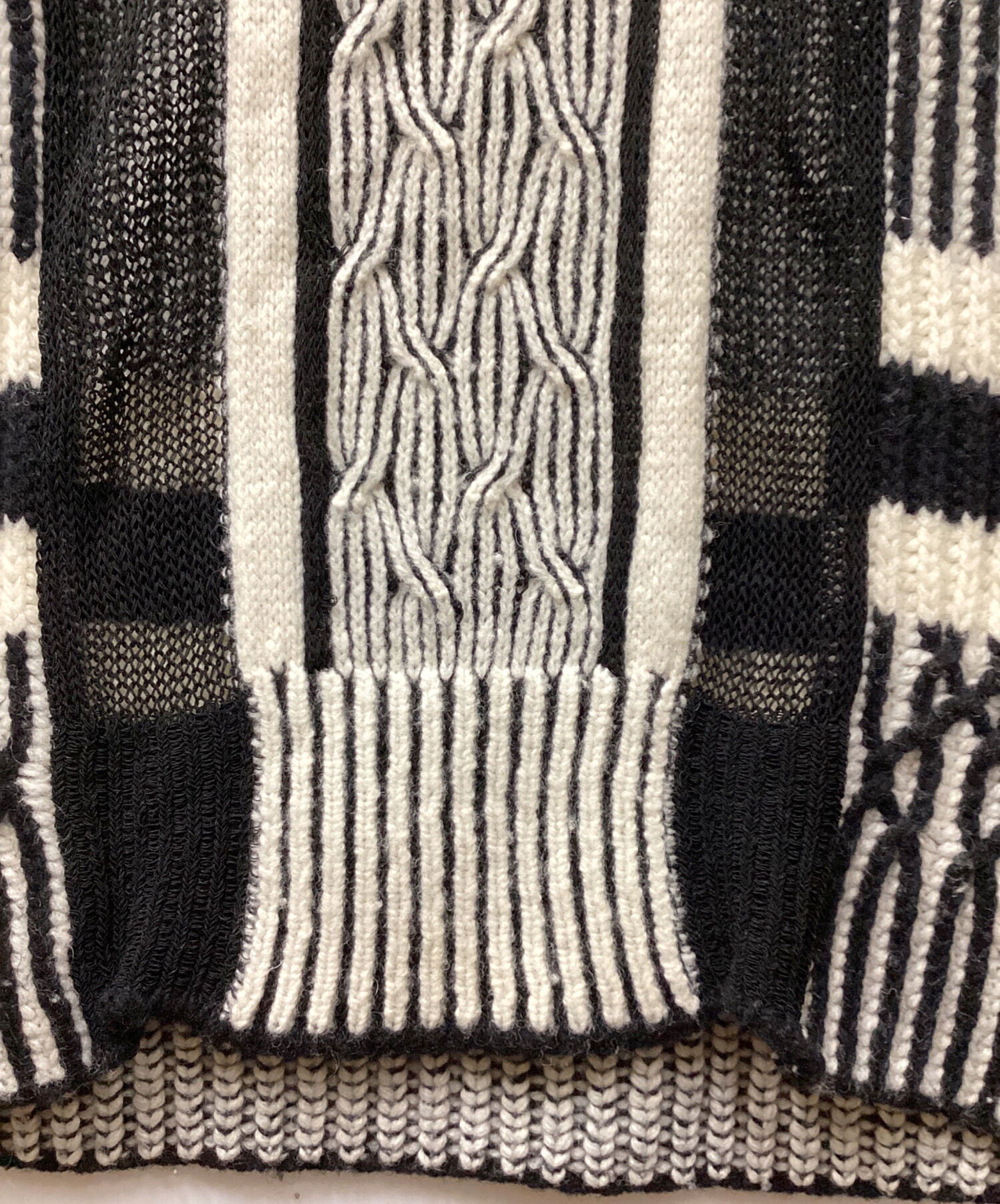 中古・古着通販】Mame Kurogouchi (マメクロゴウチ) Plating Mole Knit