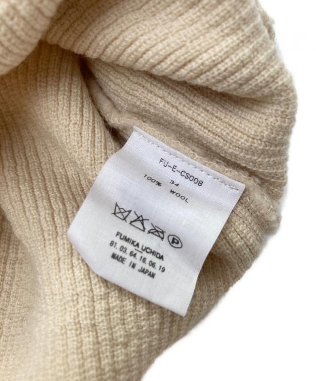 中古・古着通販】FUMIKA UCHIDA (フミカウチダ) Shrunken Wool U Neck