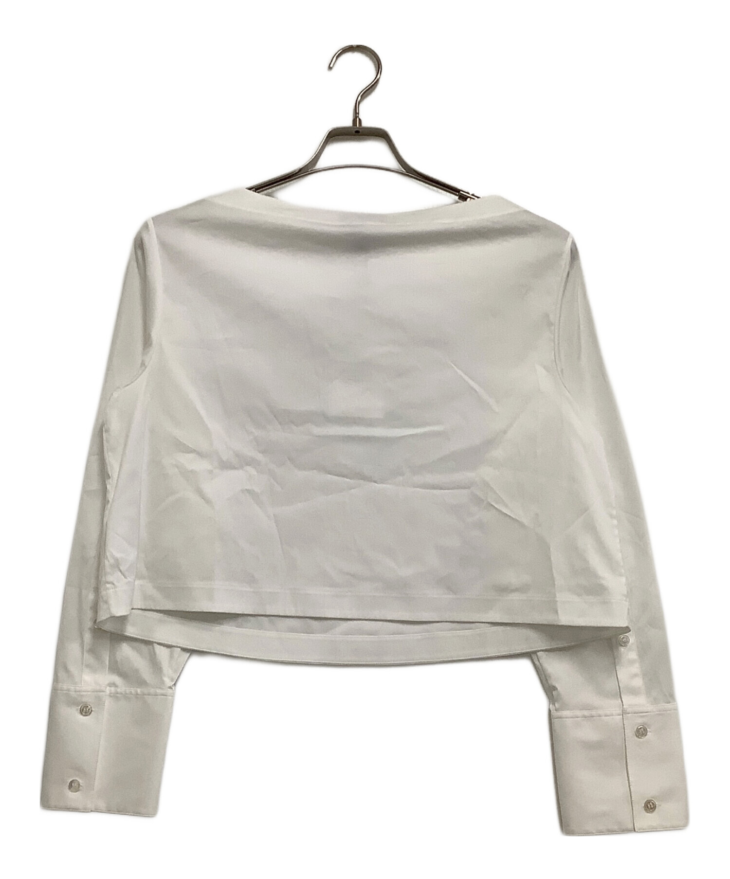 中古・古着通販】theory (セオリー) ボートネックブラウス Cotton